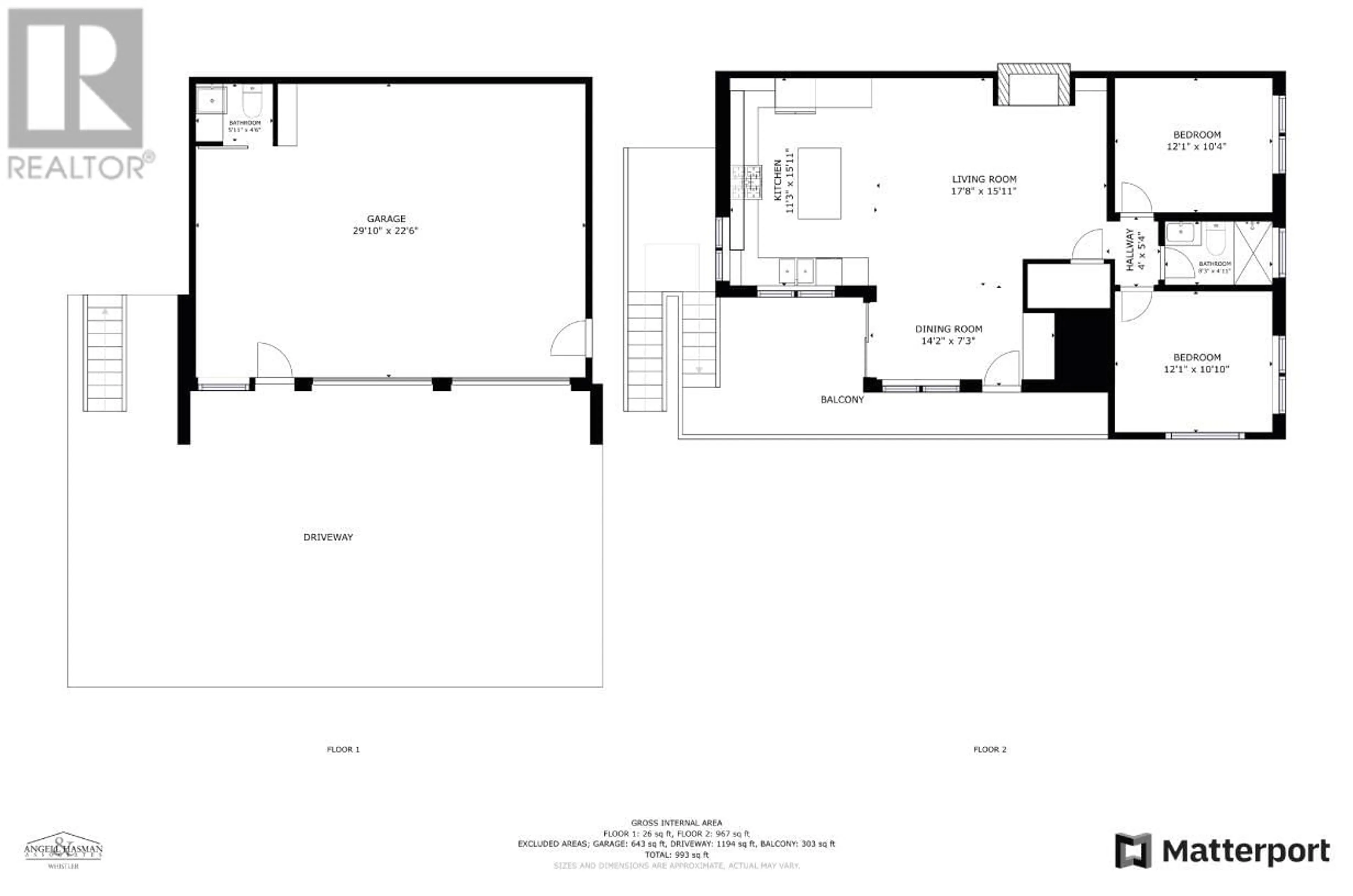 Floor plan for 8409 MATTERHORN DRIVE, Whistler British Columbia V8E0G1