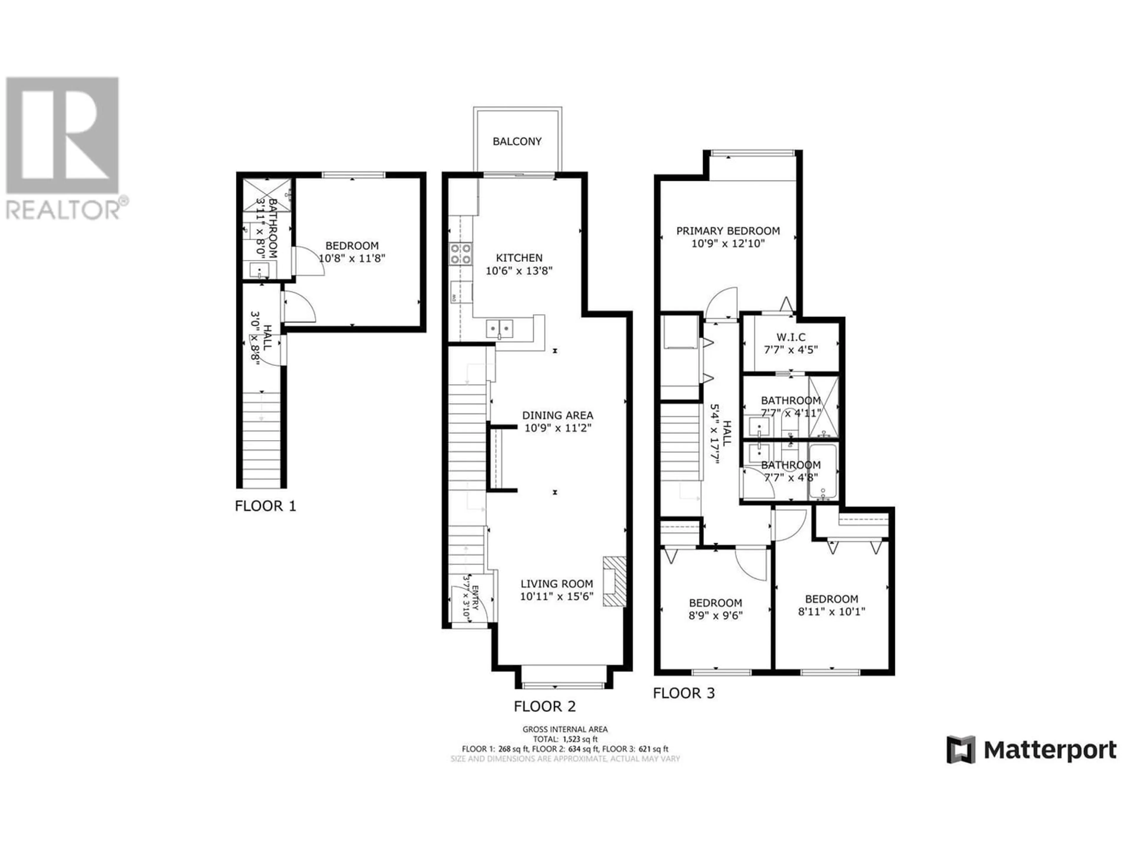 Floor plan for 5 7533 HEATHER STREET, Richmond British Columbia V6Y2P8