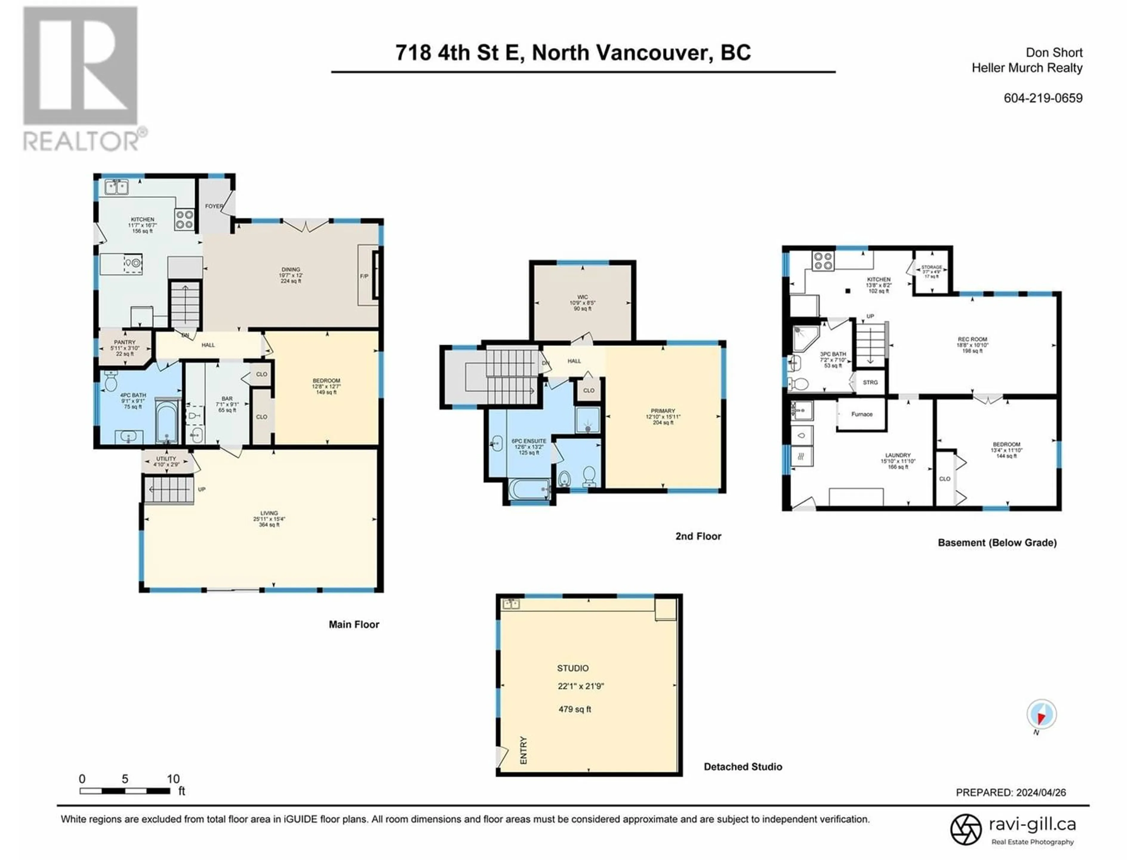 Floor plan for 718 E 4TH STREET, North Vancouver British Columbia V7L1K2