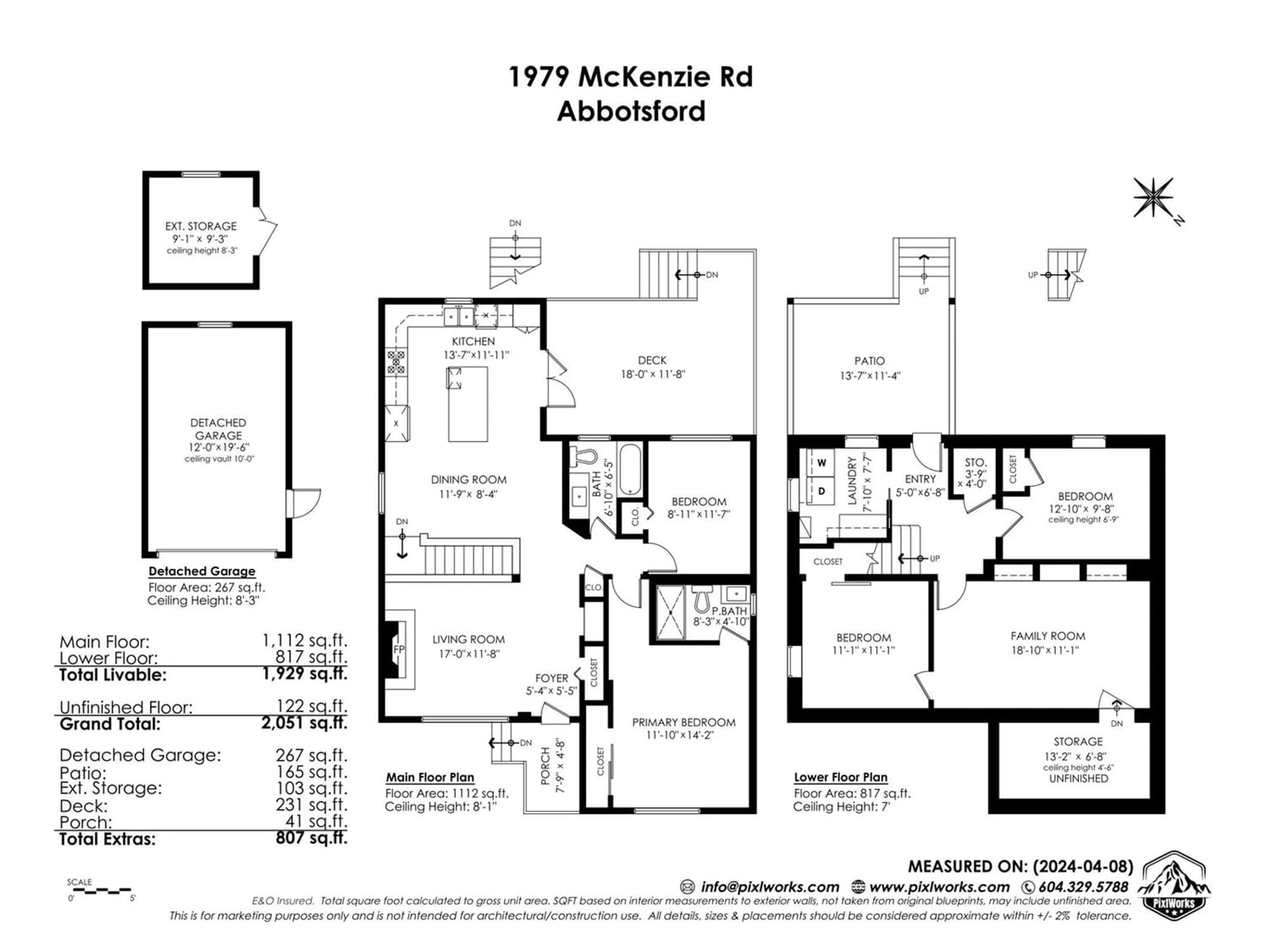 Floor plan for 1979 MCKENZIE ROAD, Abbotsford British Columbia V2S3Z5