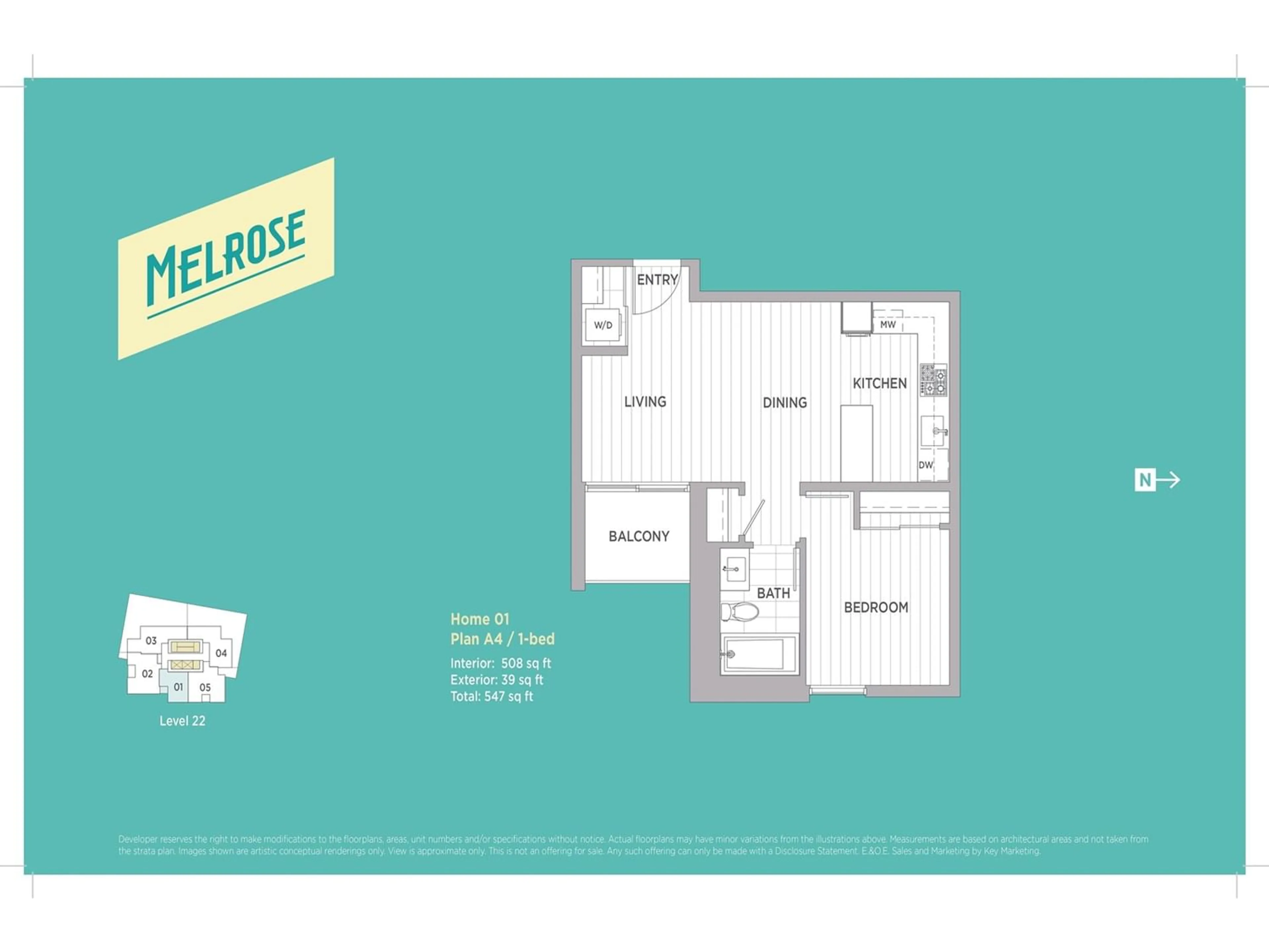 Floor plan for 2101 10315 133 STREET STREET, Surrey British Columbia V3T3Y9