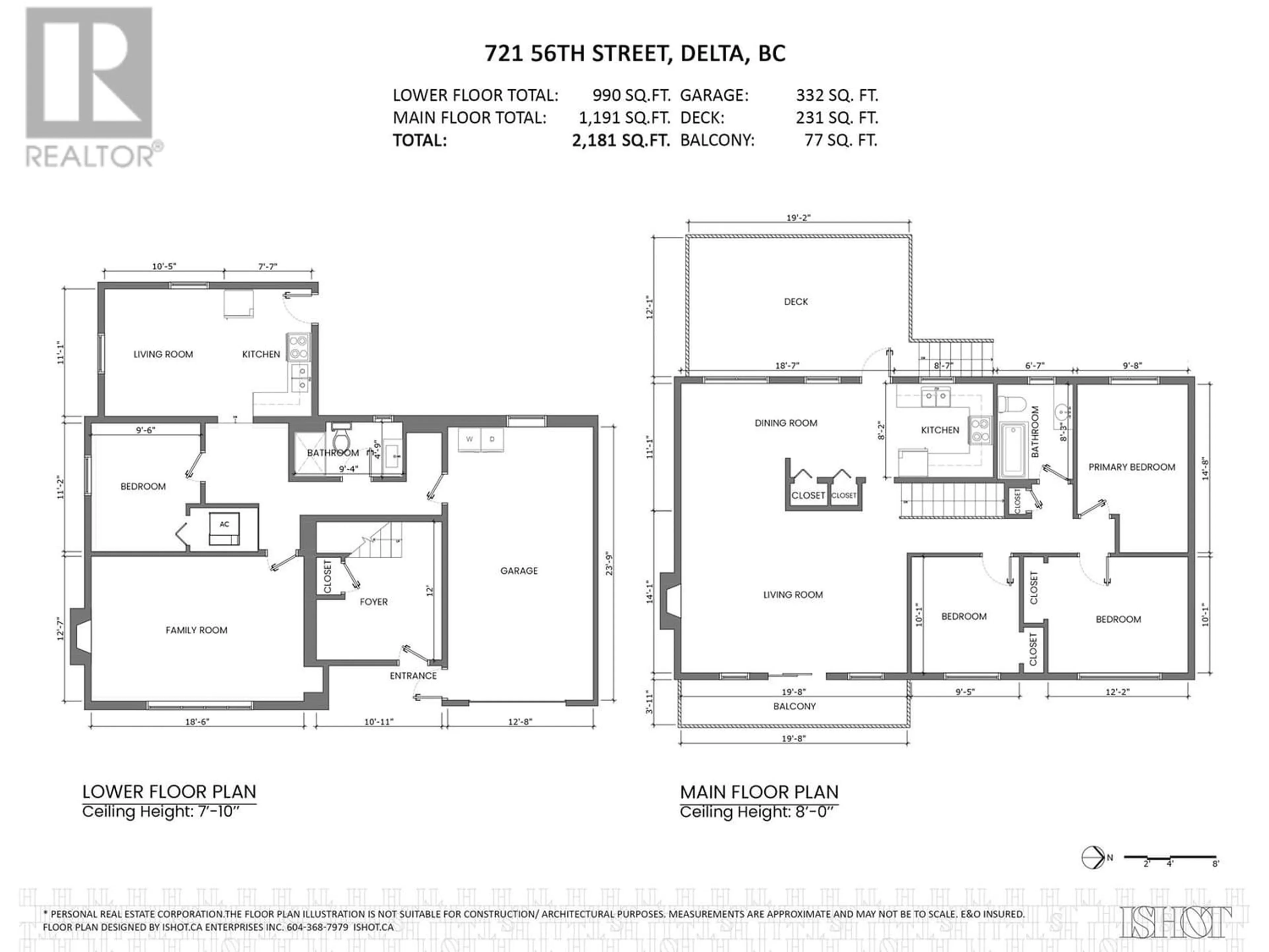 Floor plan for 721 56 STREET, Delta British Columbia V4L1Z7