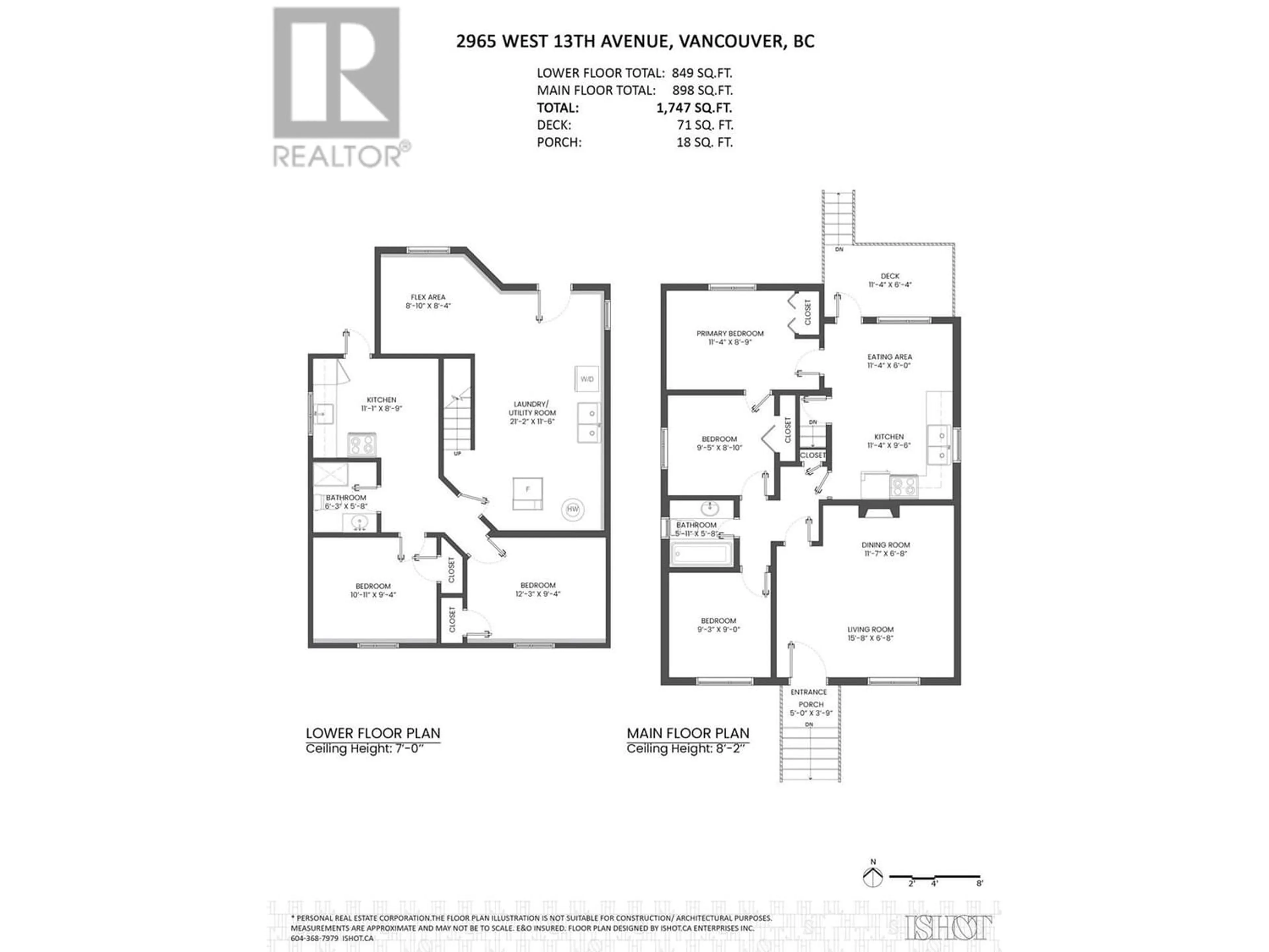 Floor plan for 2965 W 13TH AVENUE, Vancouver British Columbia V6K2T8