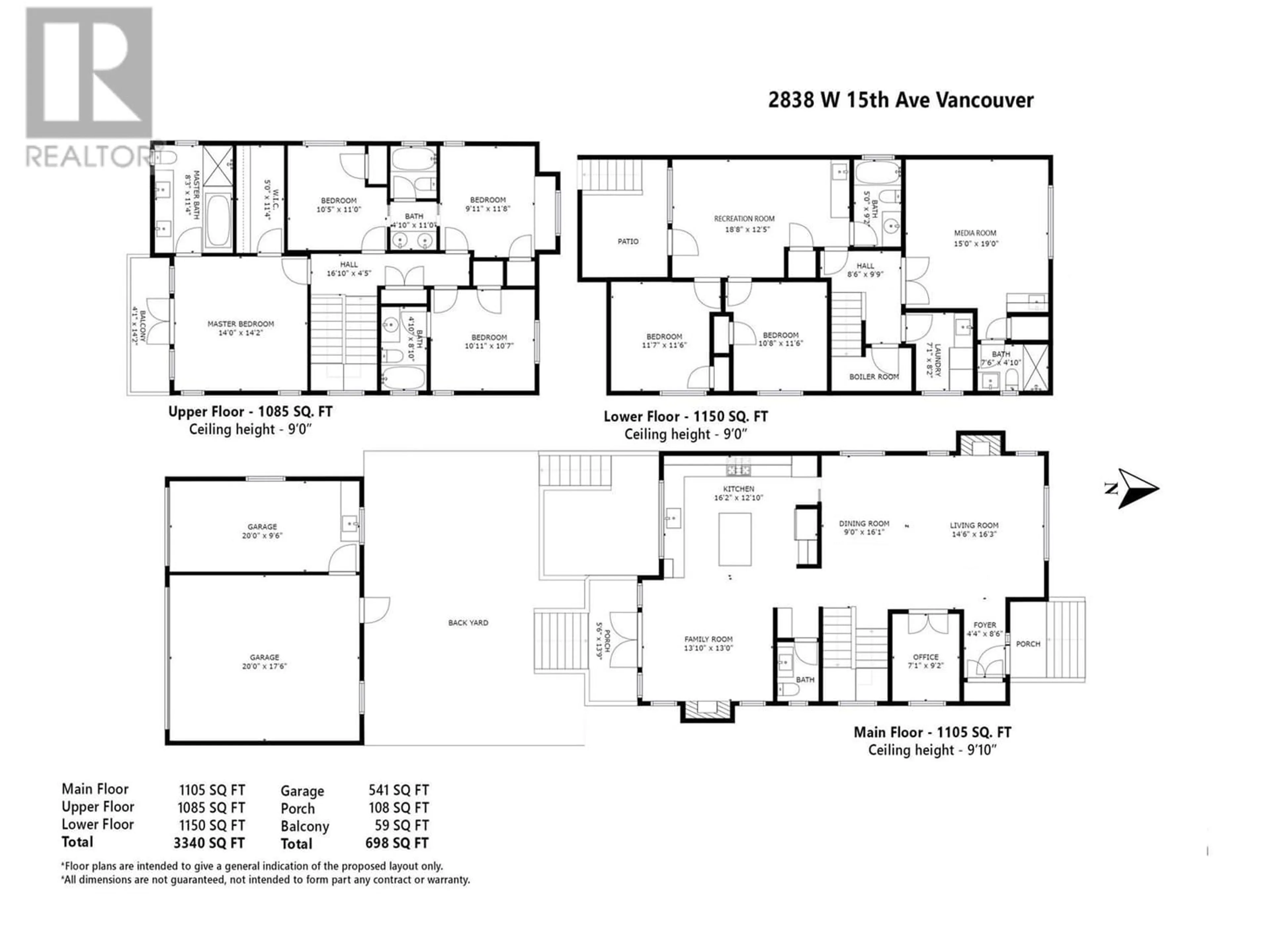Floor plan for 2838 W 15TH AVENUE, Vancouver British Columbia V6K2Z9