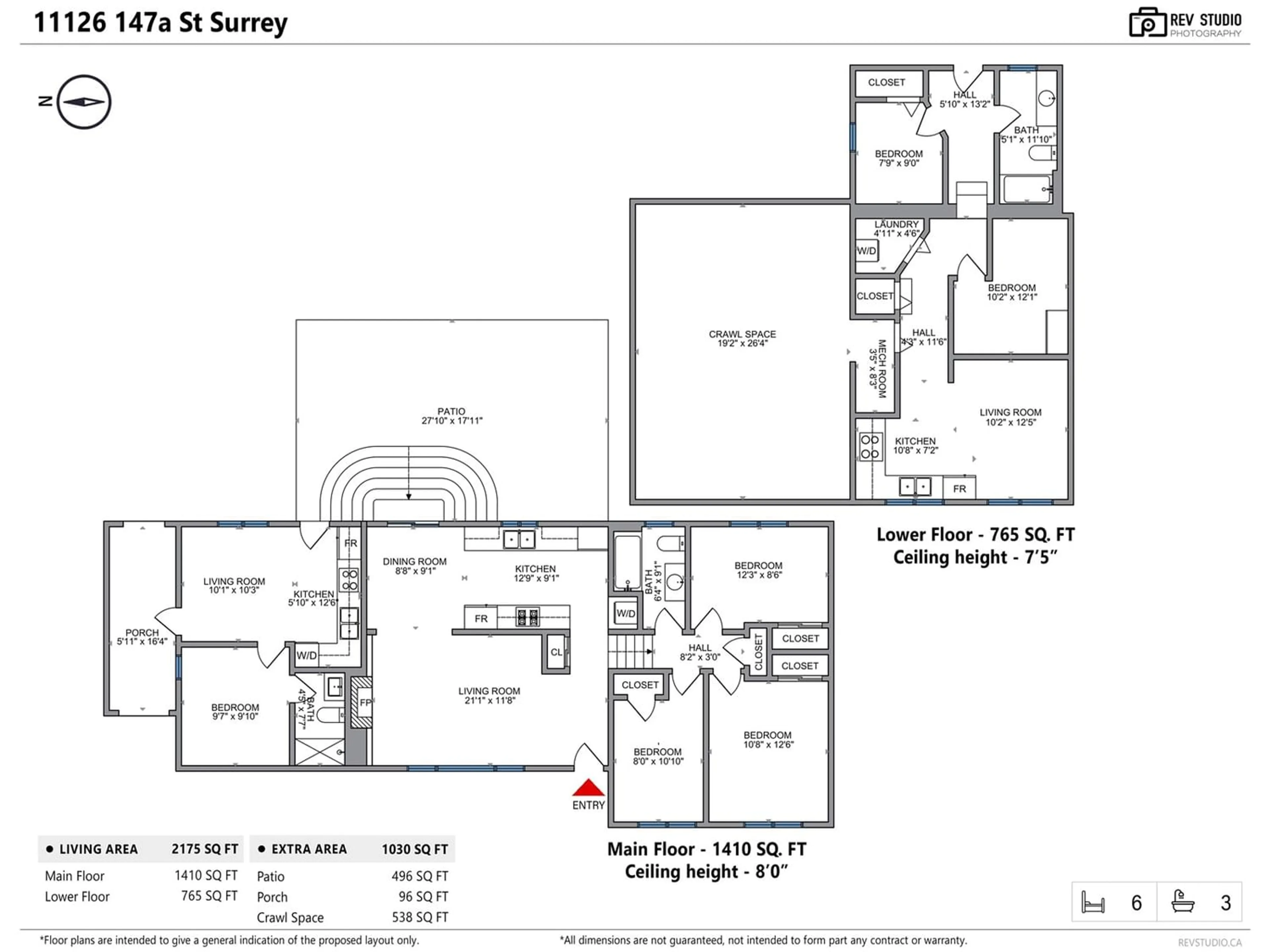 Floor plan for 11126 147A STREET, Surrey British Columbia V3R3W2