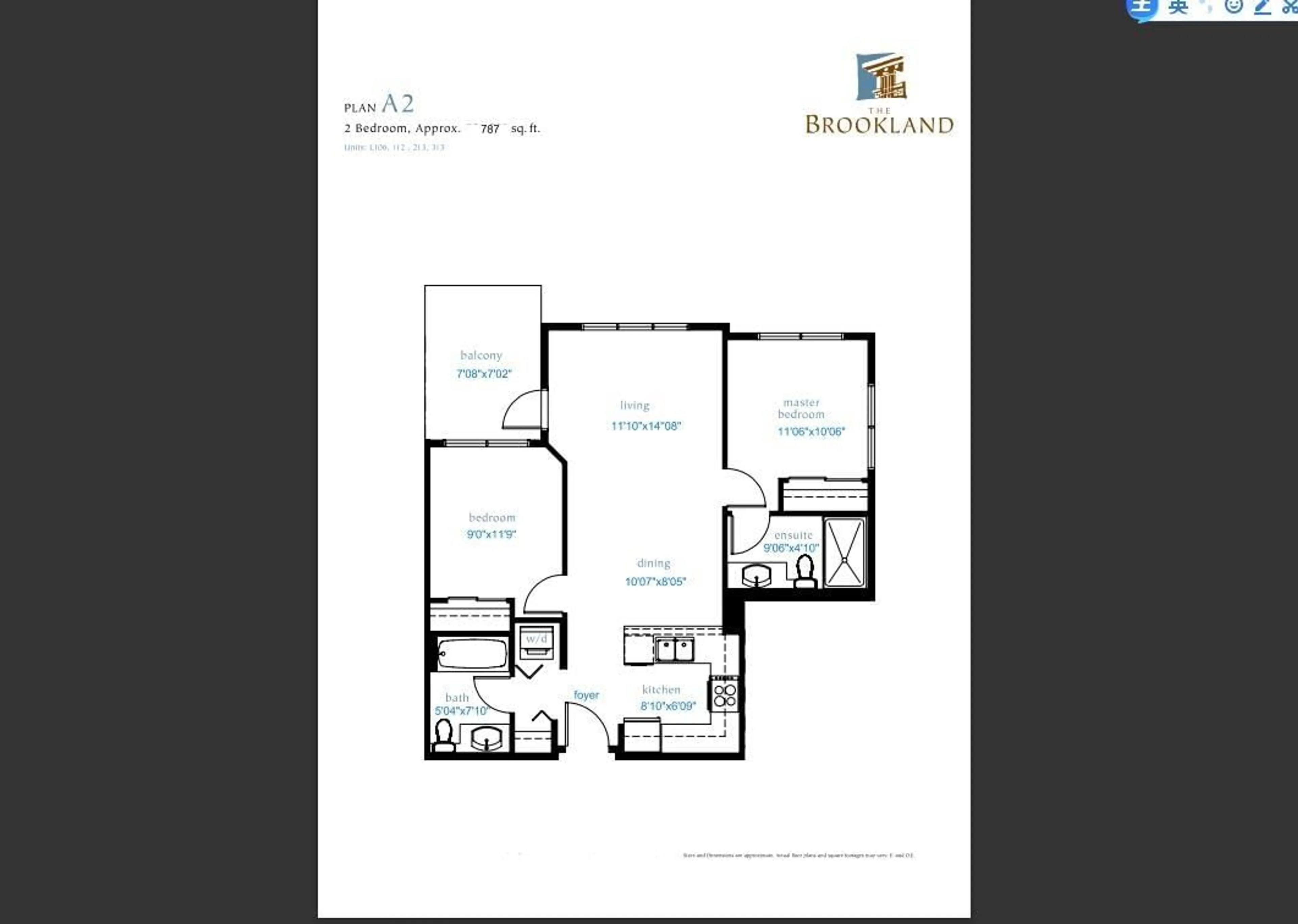 Floor plan for 213 13468 KING GEORGE BOULEVARD, Surrey British Columbia V3T0H5