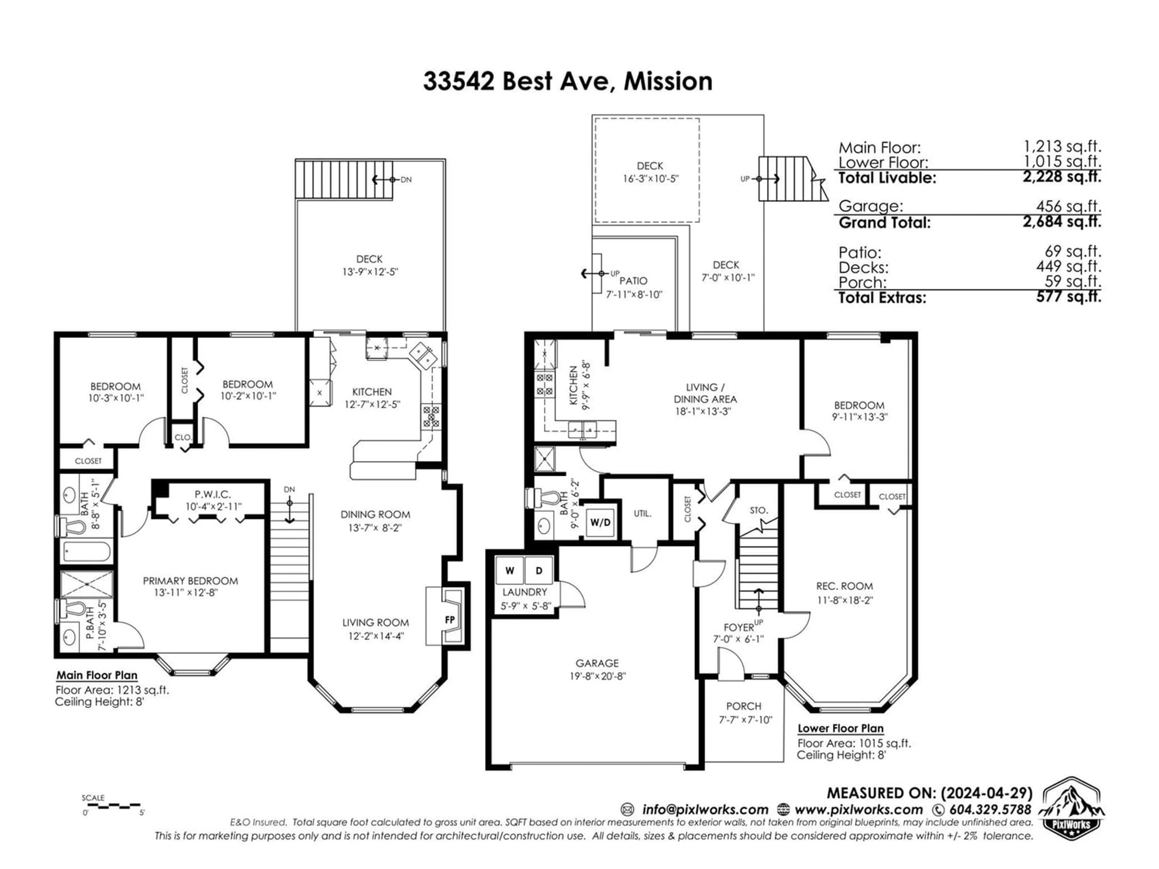 Floor plan for 33542 BEST AVENUE, Mission British Columbia V2V6K9