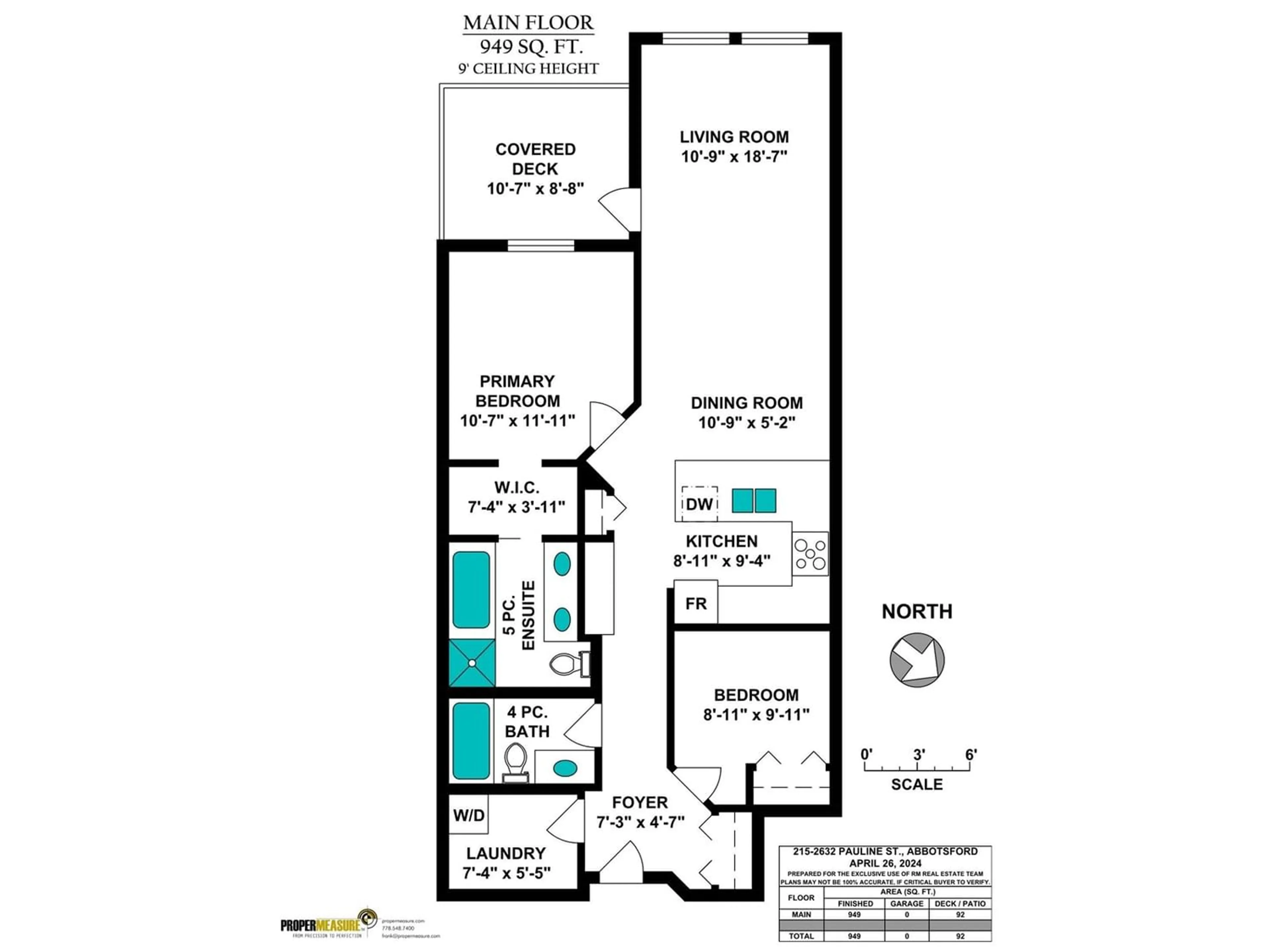 Floor plan for 215 2632 PAULINE STREET, Abbotsford British Columbia V2S3S2