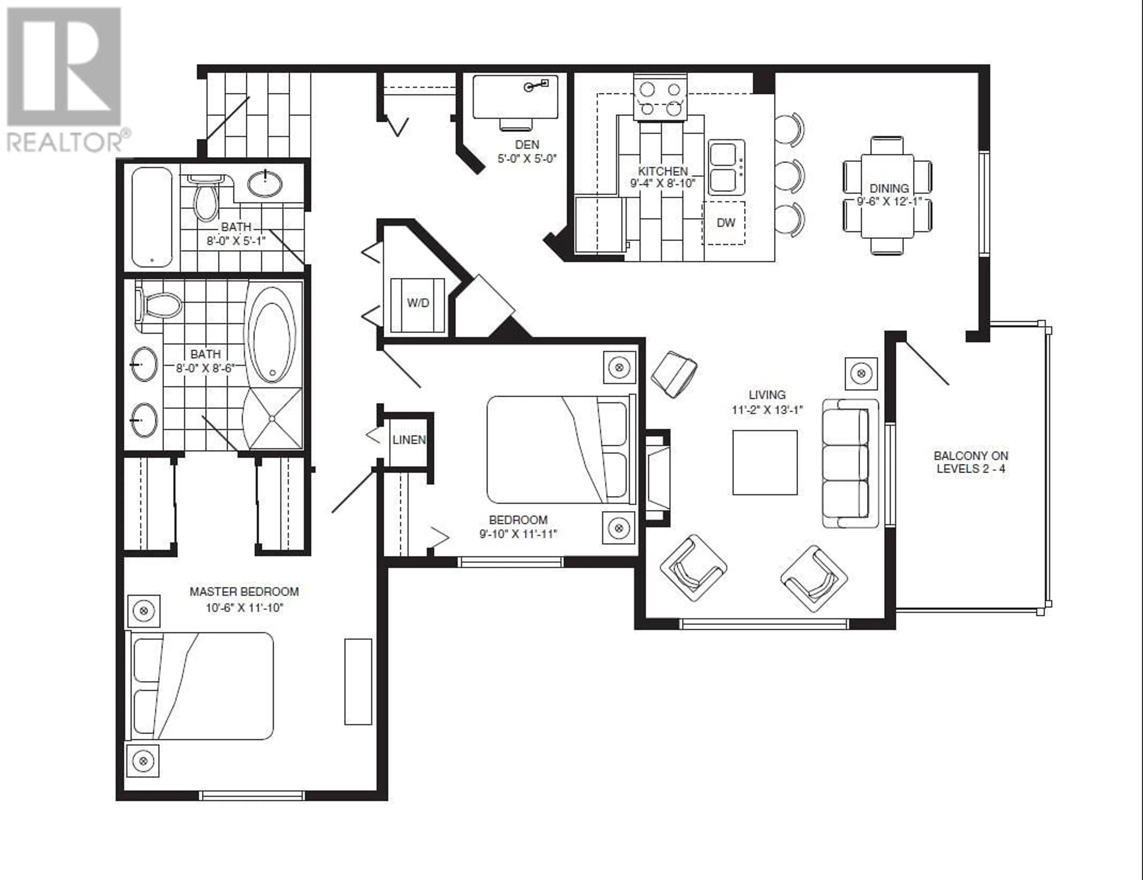 Floor plan for 402 11665 HANEY BYPASS, Maple Ridge British Columbia V2X8W9