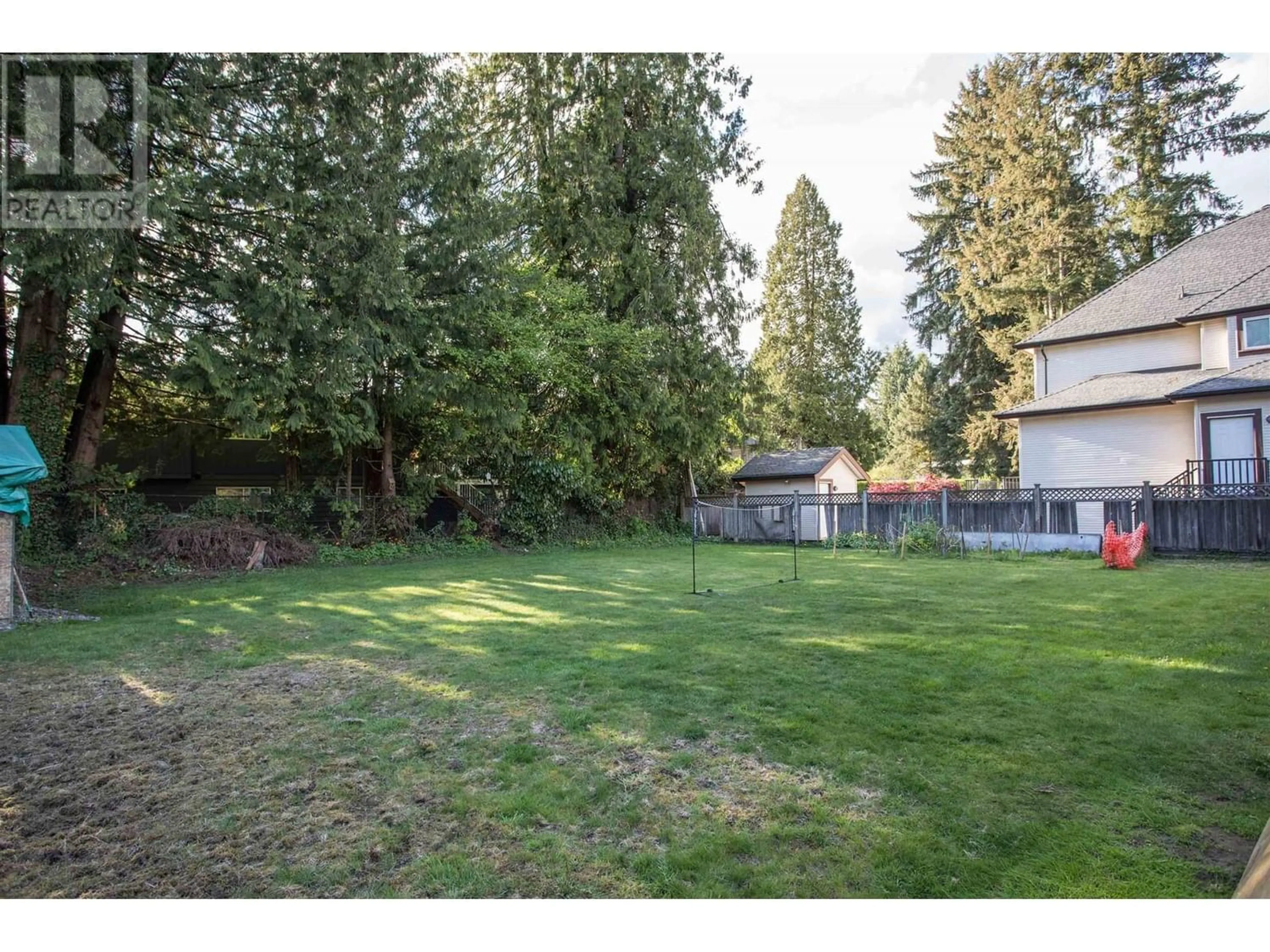 Frontside or backside of a home, the fenced backyard for 3265 FINLEY STREET, Port Coquitlam British Columbia V3B3H1