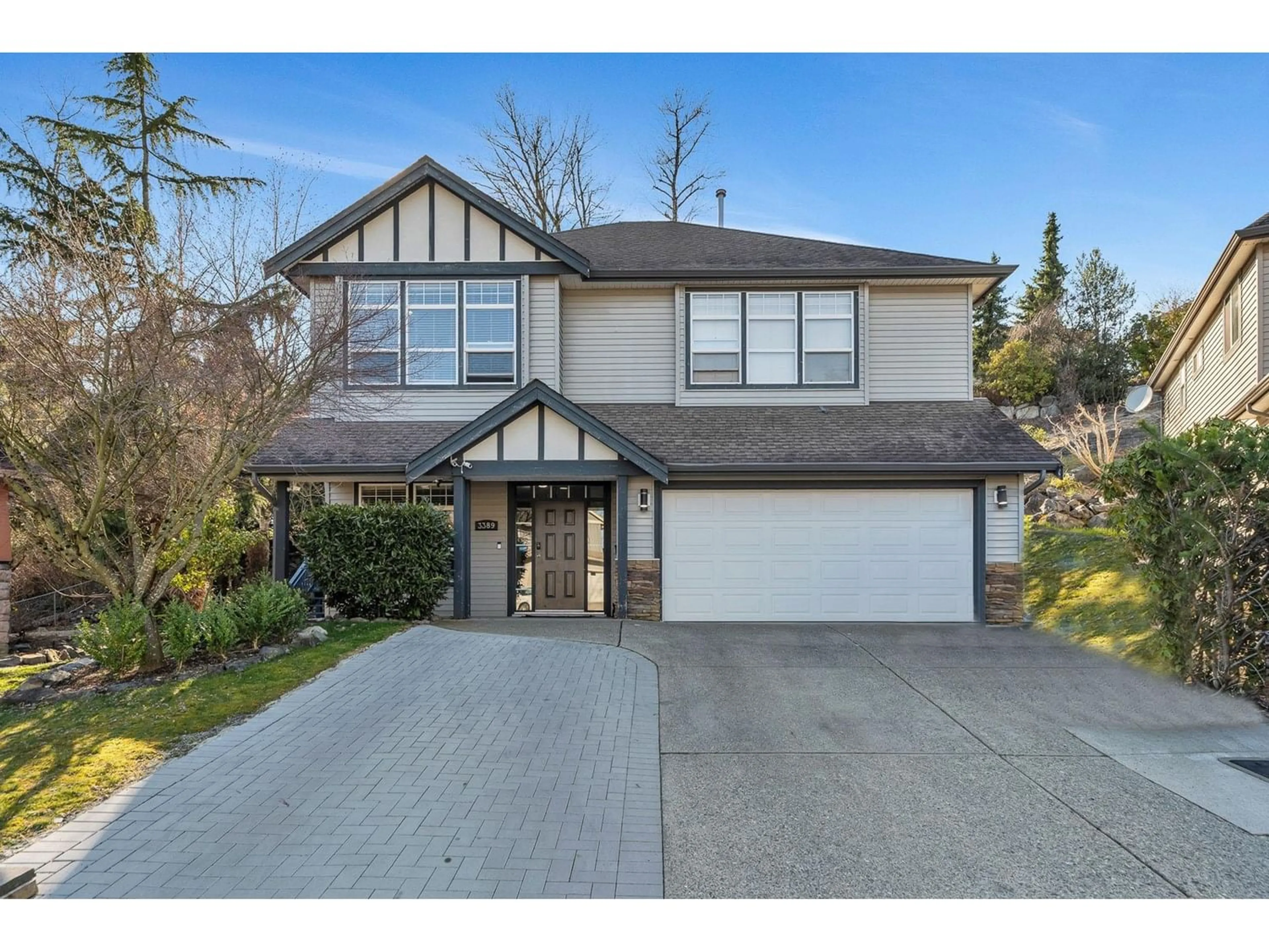 Frontside or backside of a home for 3389 PROMONTORY COURT, Abbotsford British Columbia V2T6V8