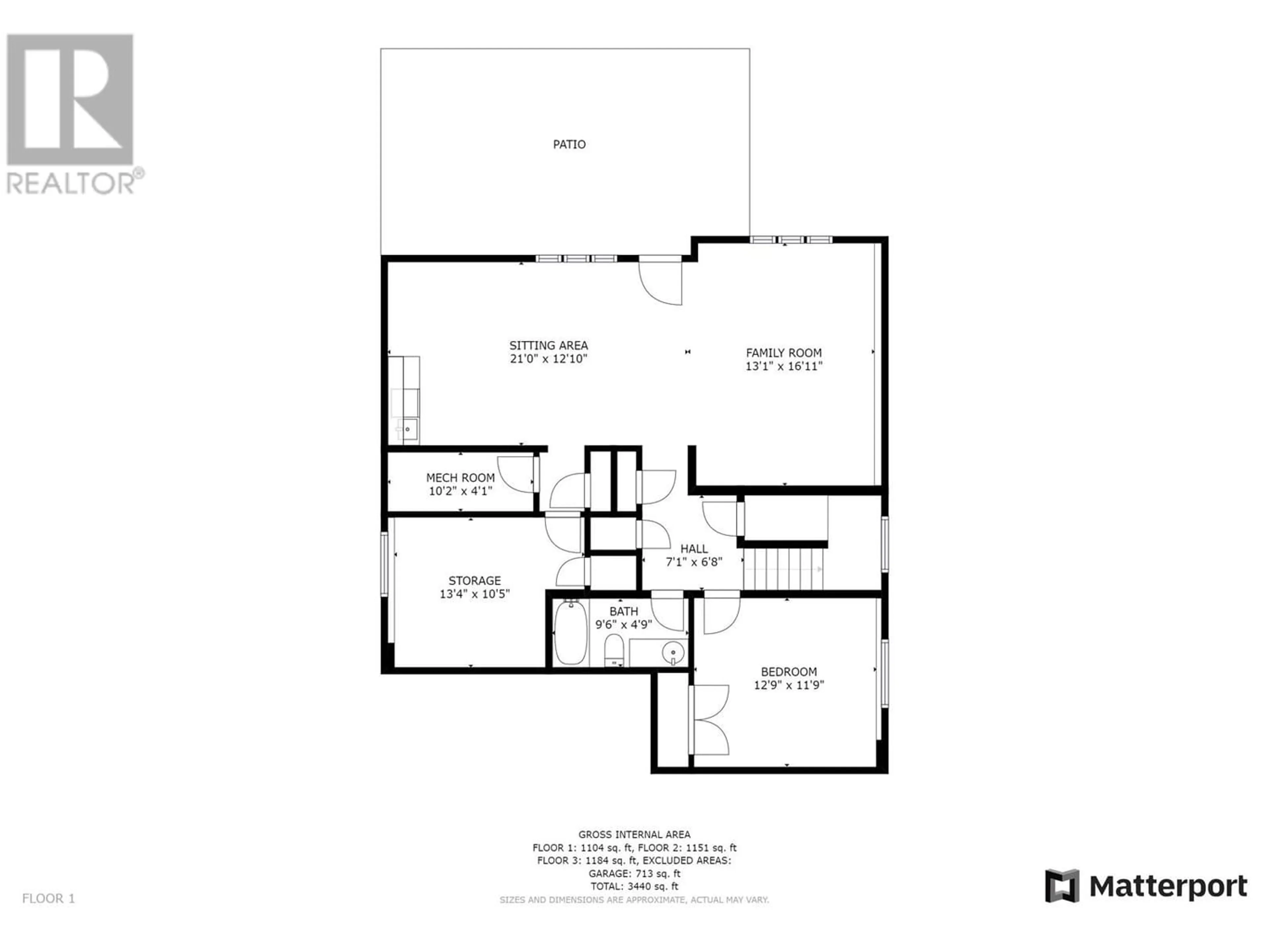 Floor plan for 10604 108 STREET, Fort St. John British Columbia V1J0J3
