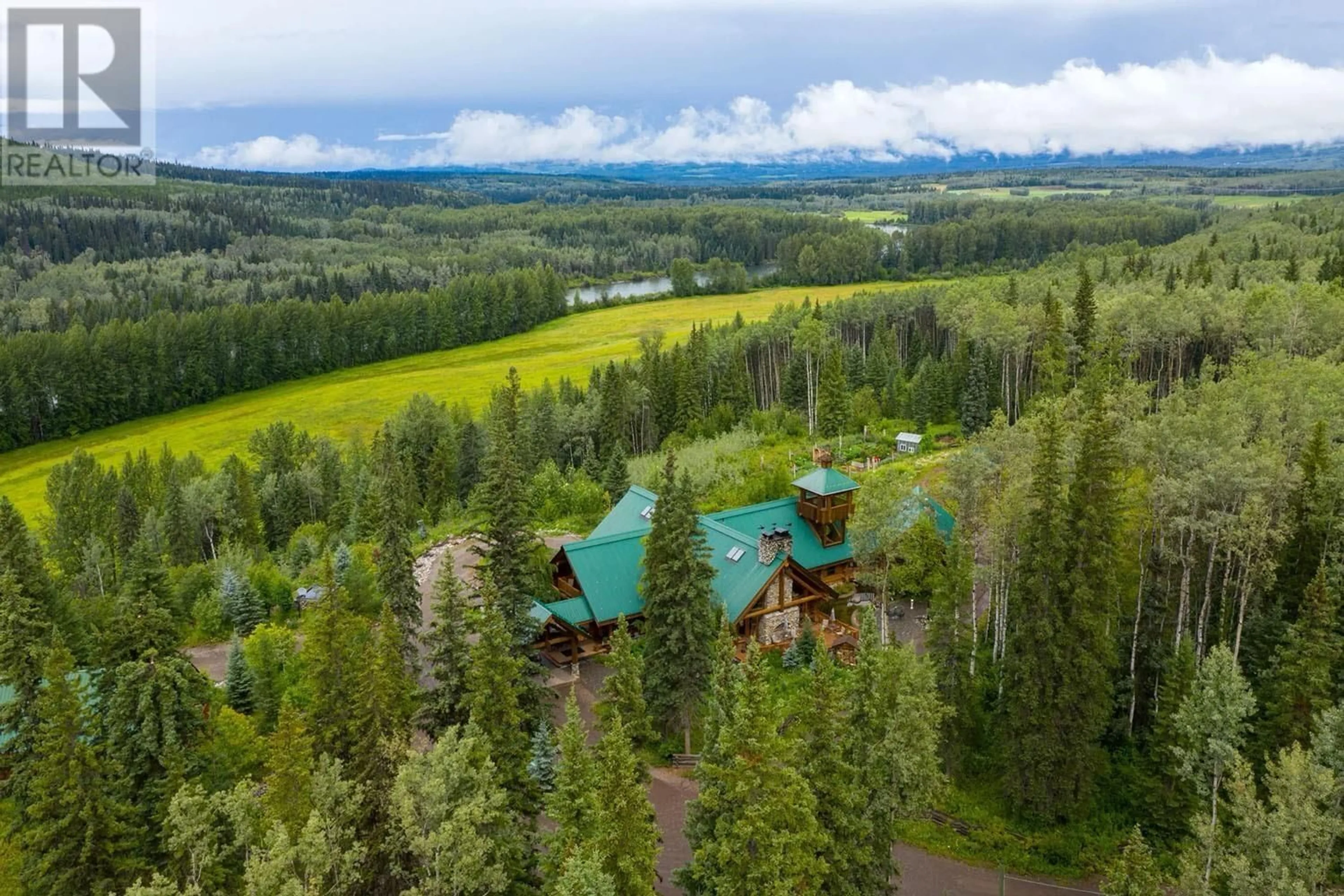 A pic from outside/outdoor area/front of a property/back of a property/a pic from drone, forest/trees view for 24573 WALCOTT ROAD, Telkwa British Columbia V0J2X2