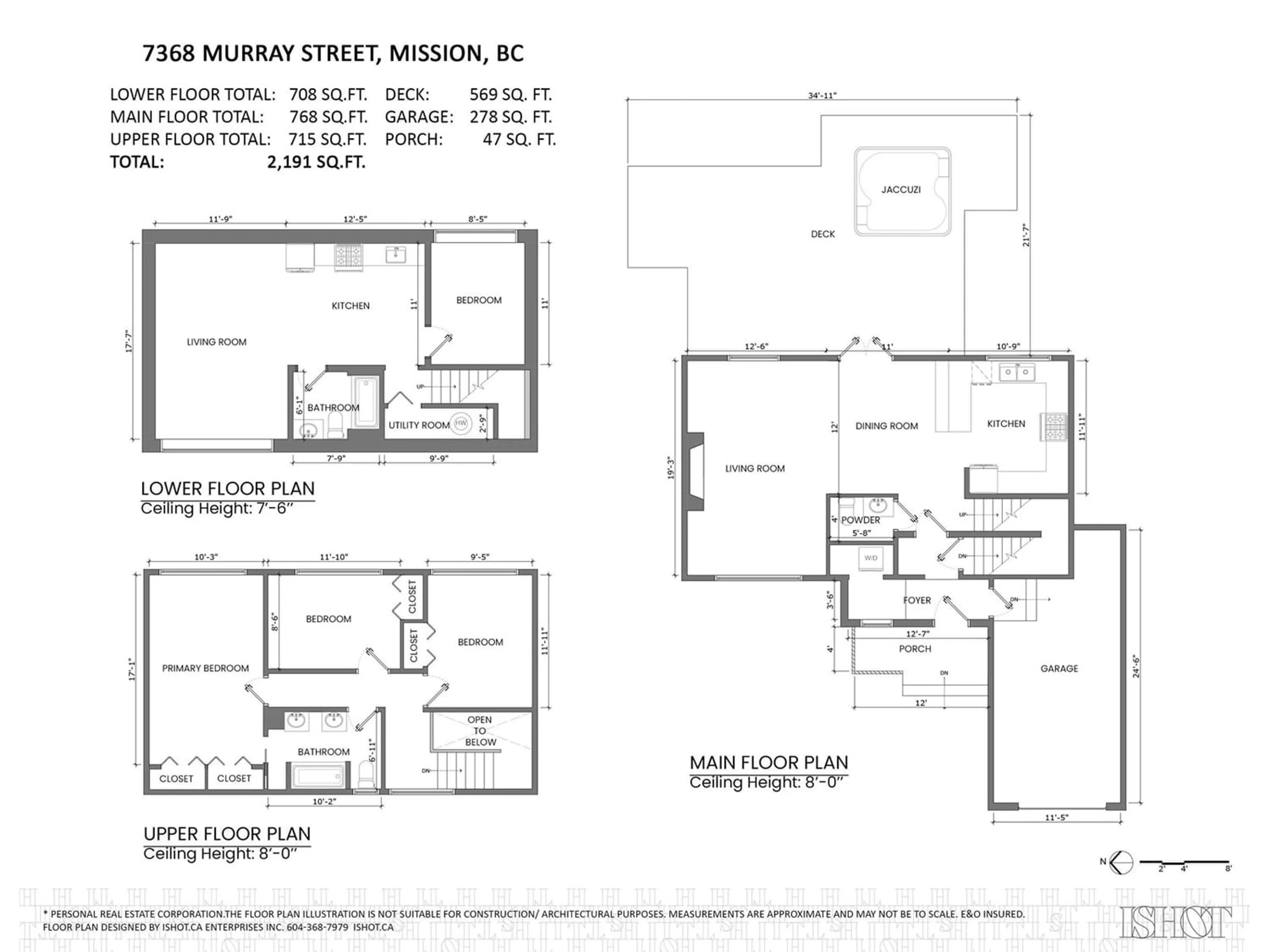 Floor plan for 7368 MURRAY STREET, Mission British Columbia V2V4A4