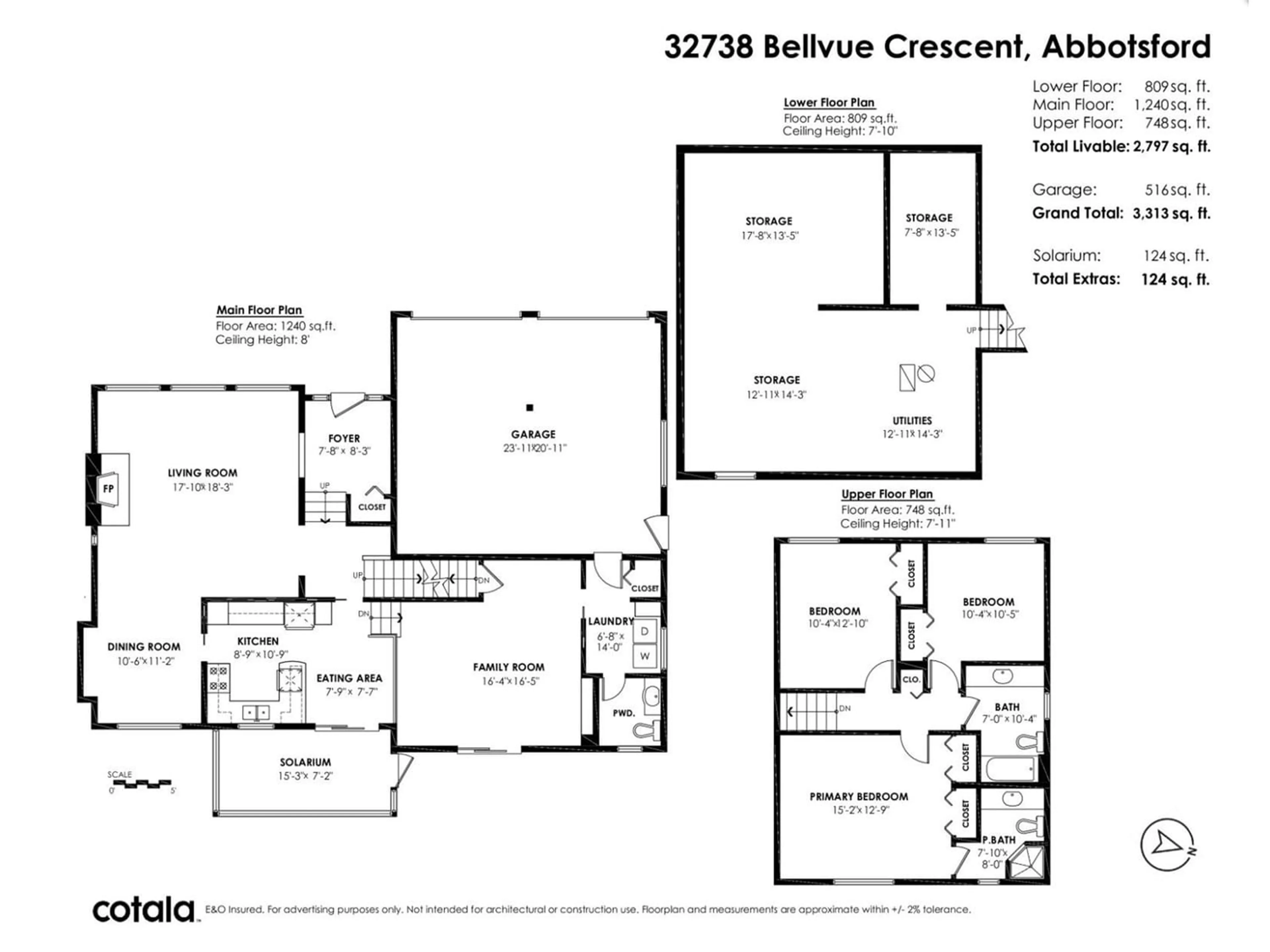 Floor plan for 32738 BELLVUE CRESCENT, Abbotsford British Columbia V2S5K3