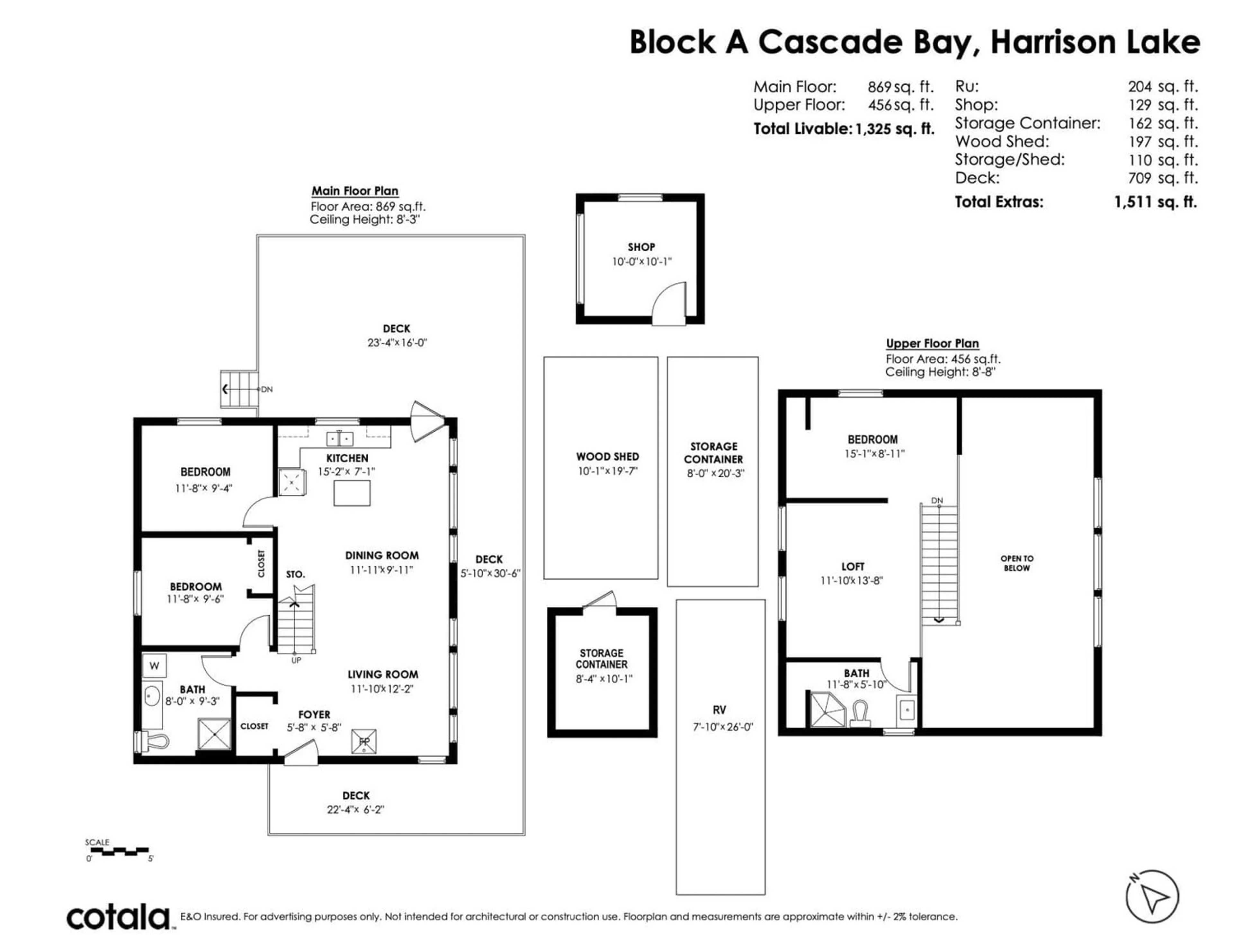 Floor plan for BLK A CASCADE BAY, Harrison Hot Springs British Columbia V0V0V0