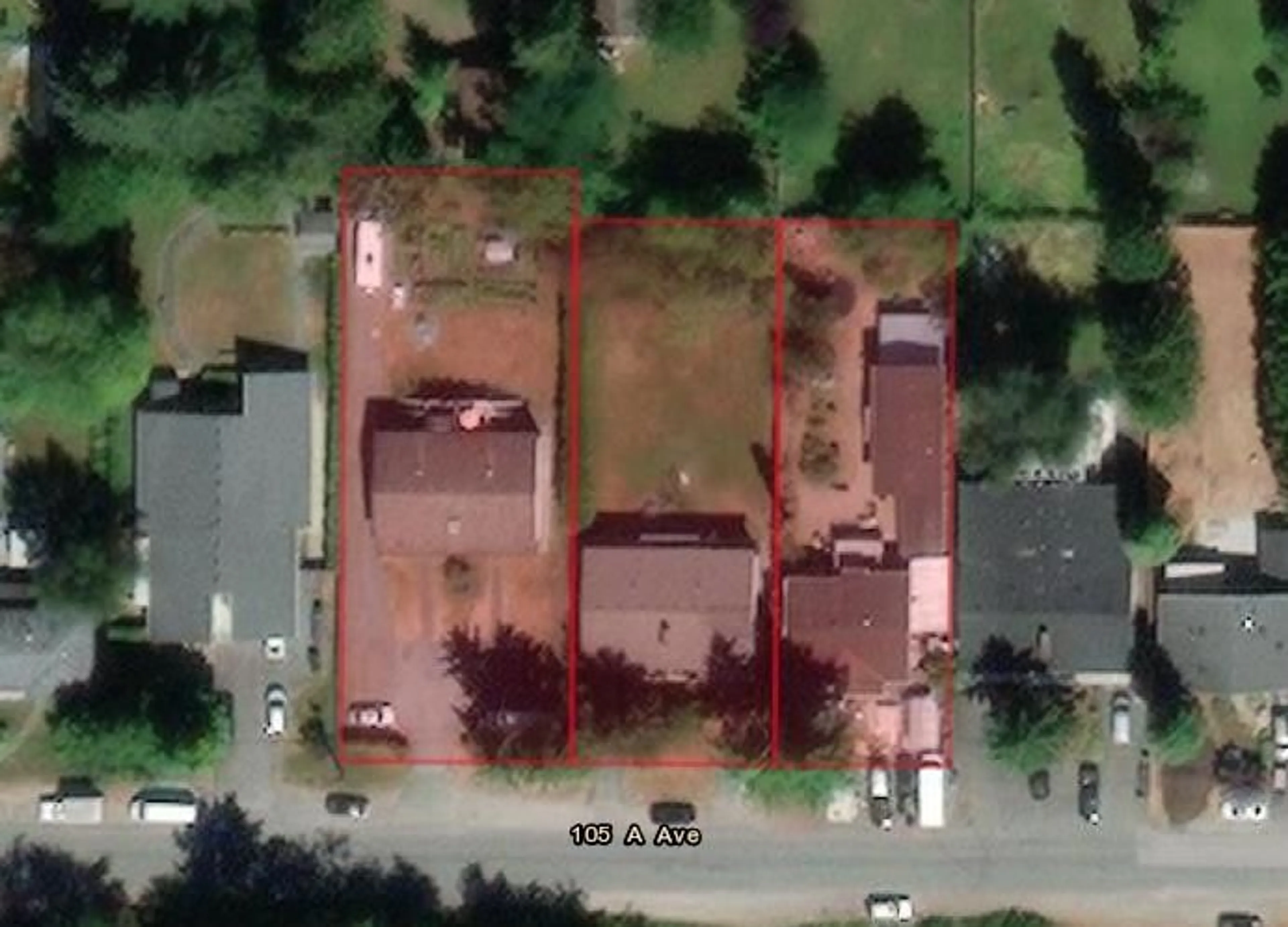 A pic from outside/outdoor area/front of a property/back of a property/a pic from drone, building for 14593 105A AVENUE, Surrey British Columbia V3R1S2