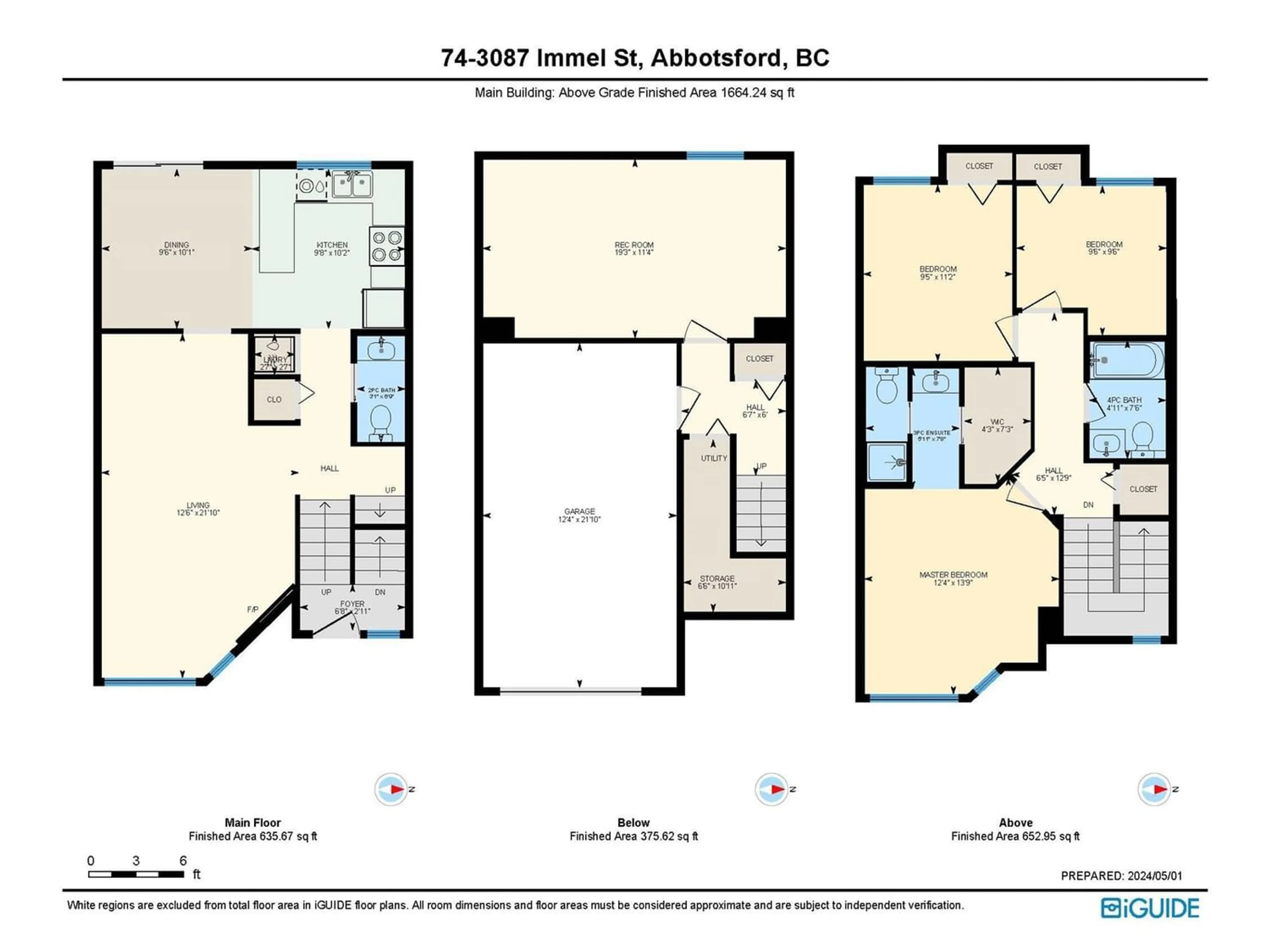 Floor plan for 74 3087 IMMEL STREET, Abbotsford British Columbia V2S6Z6