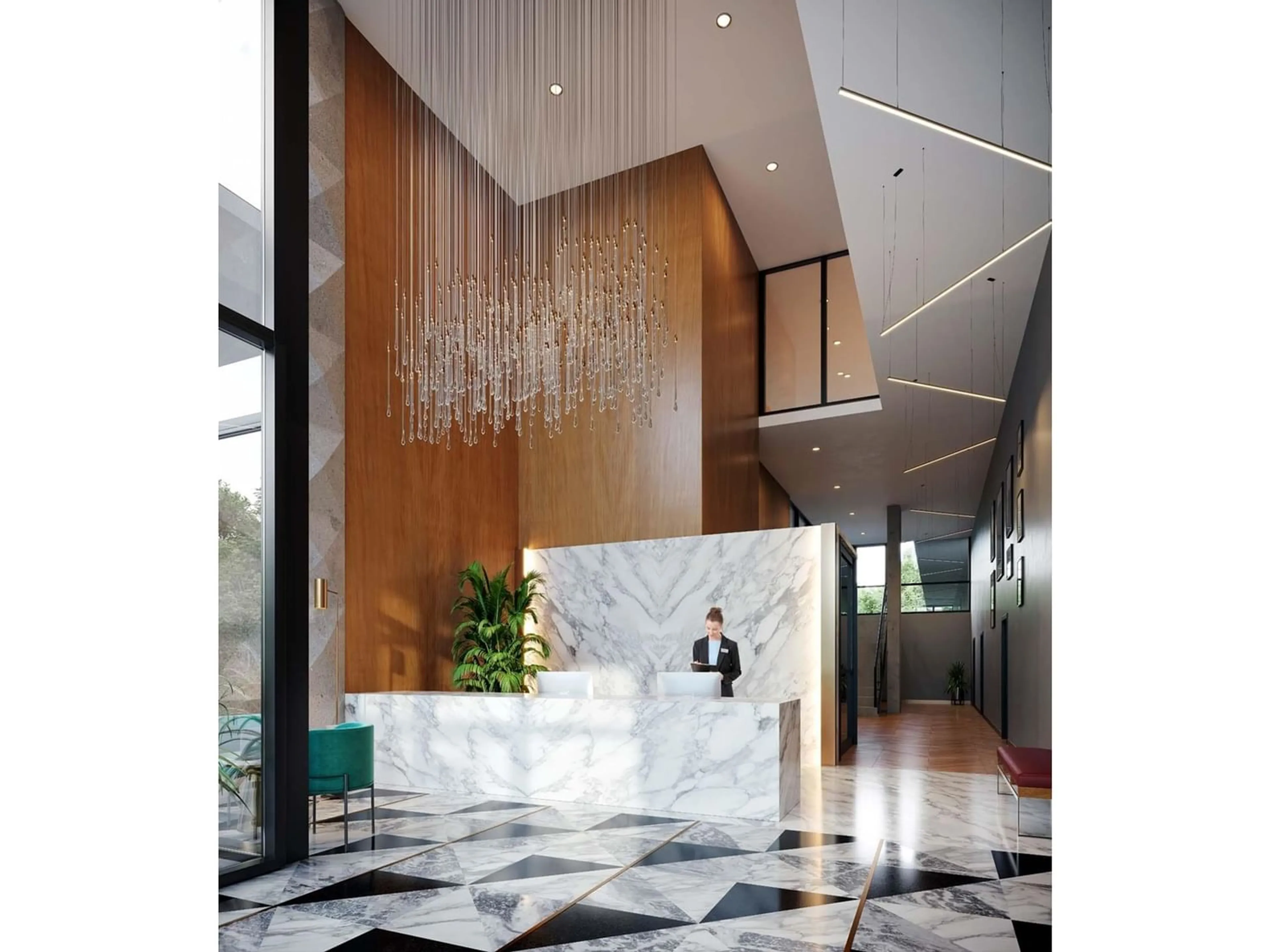 Indoor lobby for 413 10333 133 STREET, Surrey British Columbia V3R2H4