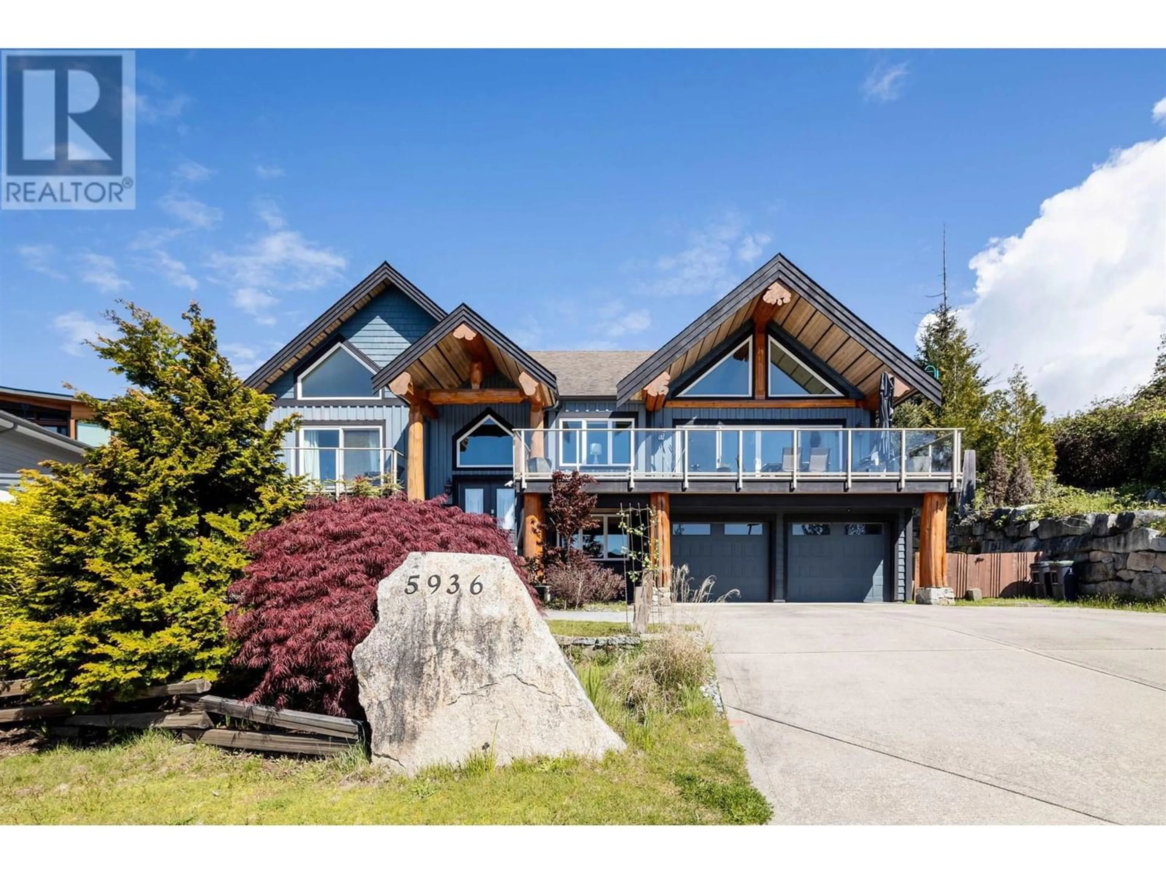 Frontside or backside of a home for 5936 BARNACLE STREET, Sechelt British Columbia V7Z0V4