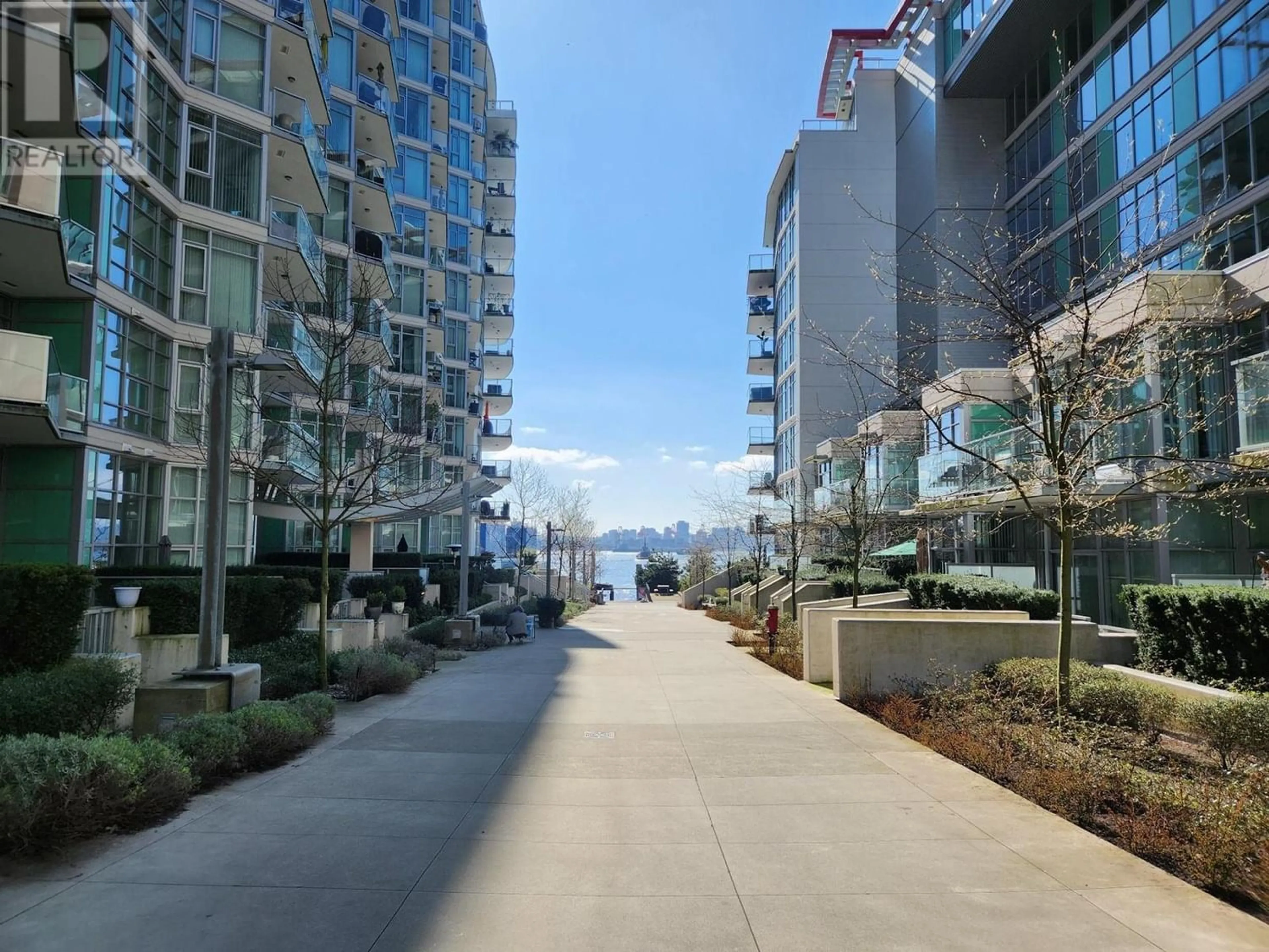 A pic from exterior of the house or condo for 606 199 VICTORY SHIP WAY, North Vancouver British Columbia V9L0E2