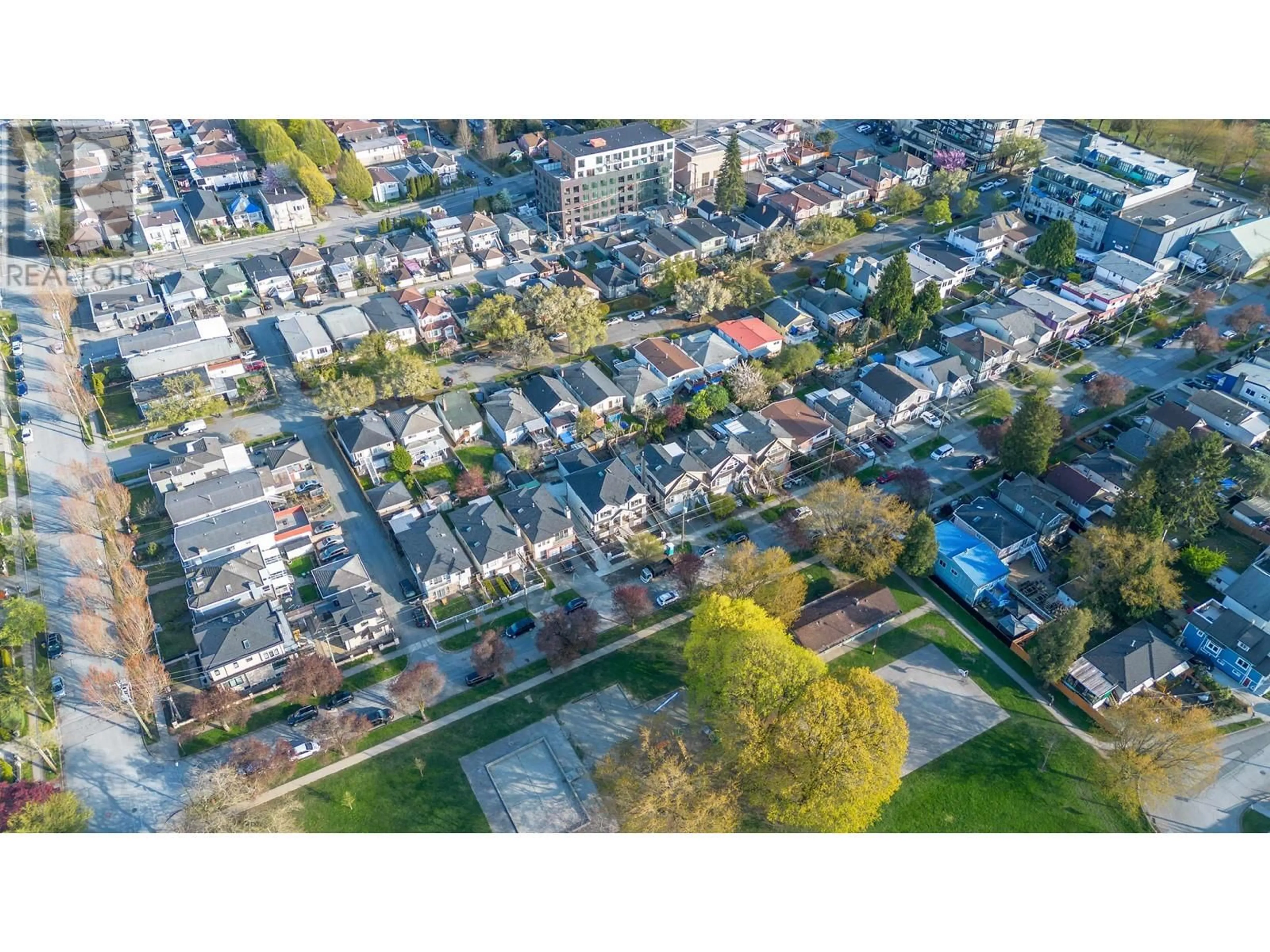 A pic from outside/outdoor area/front of a property/back of a property/a pic from drone, street for 5347 MCKINNON STREET, Vancouver British Columbia V5R4C7