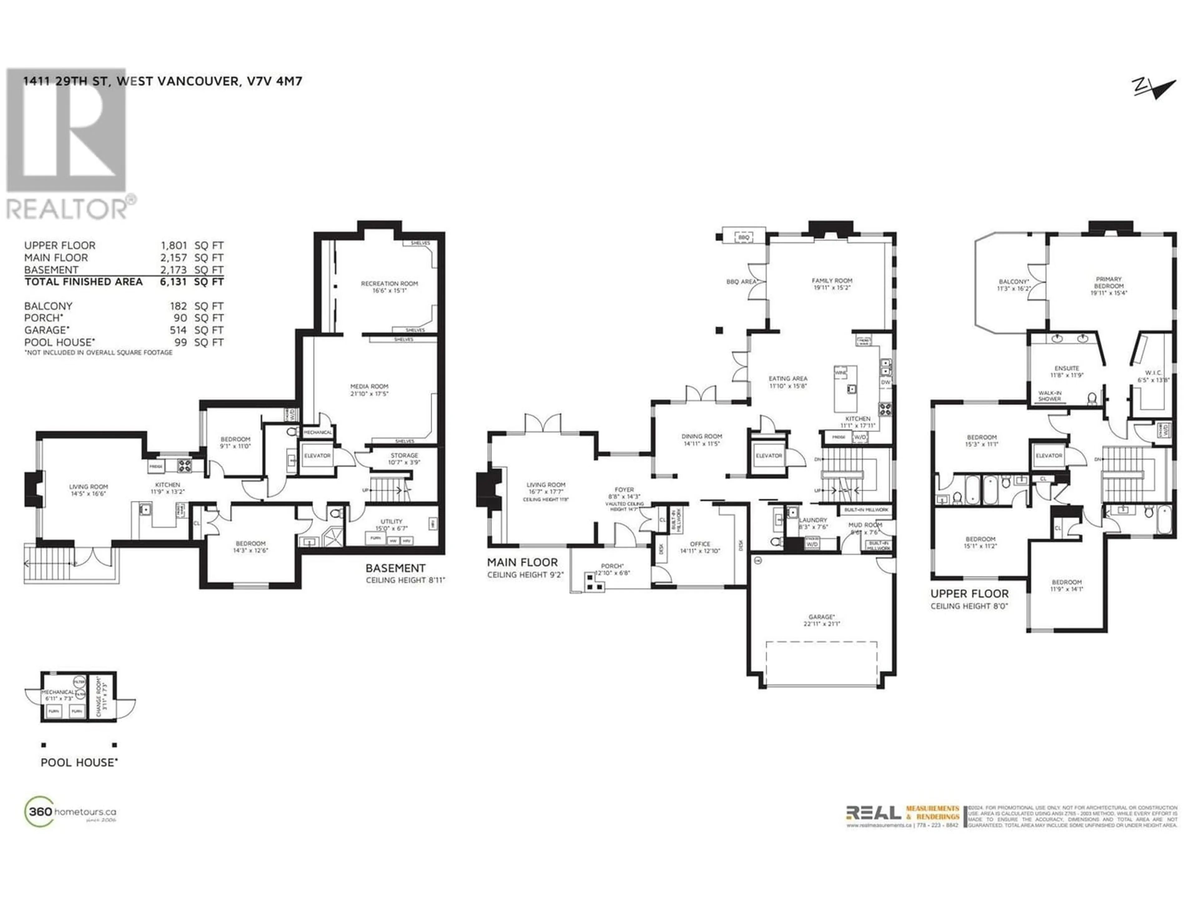 Floor plan for 1411 29TH STREET, West Vancouver British Columbia V7V4M7