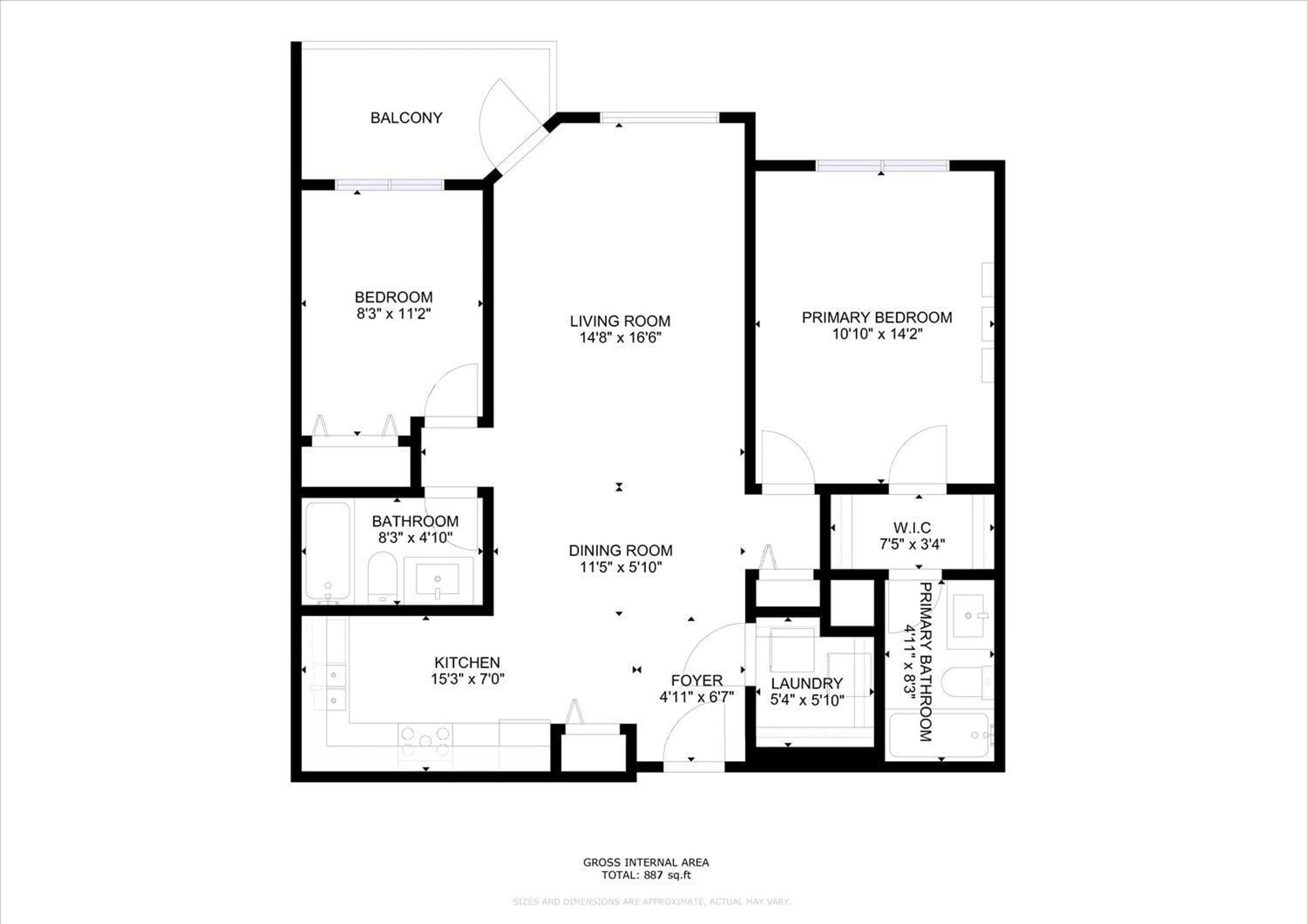 Floor plan for 101 2535 HILL-TOUT STREET, Abbotsford British Columbia V2T2P8
