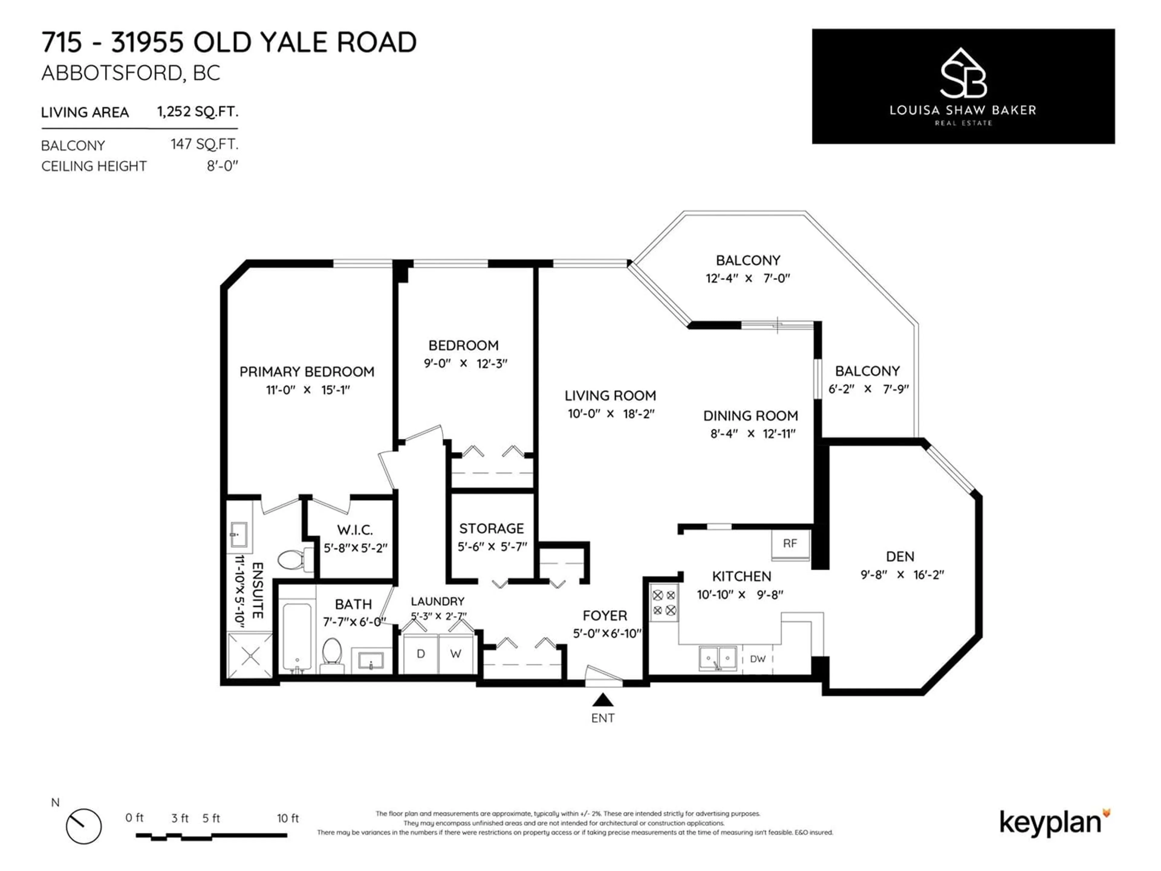 Floor plan for 715 31955 OLD YALE ROAD, Abbotsford British Columbia V2T4N1