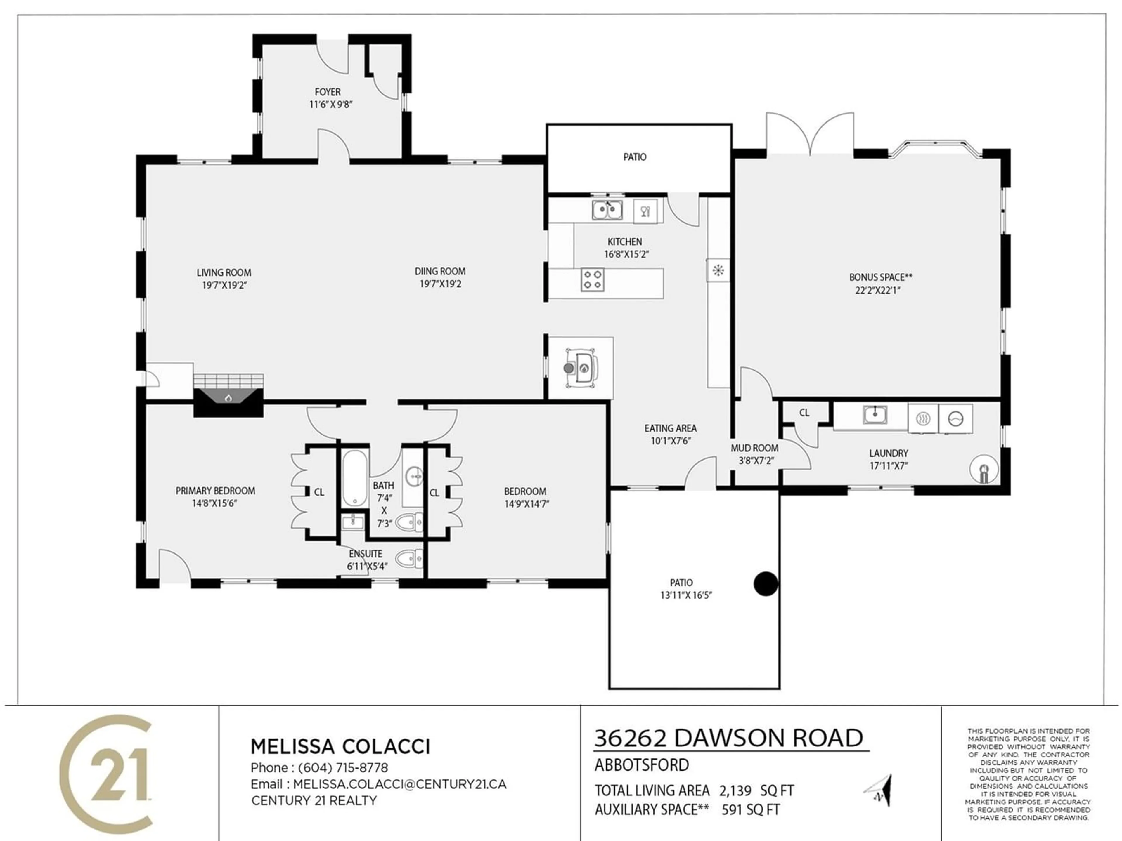 Floor plan for 36262 DAWSON ROAD, Abbotsford British Columbia V3G2E8
