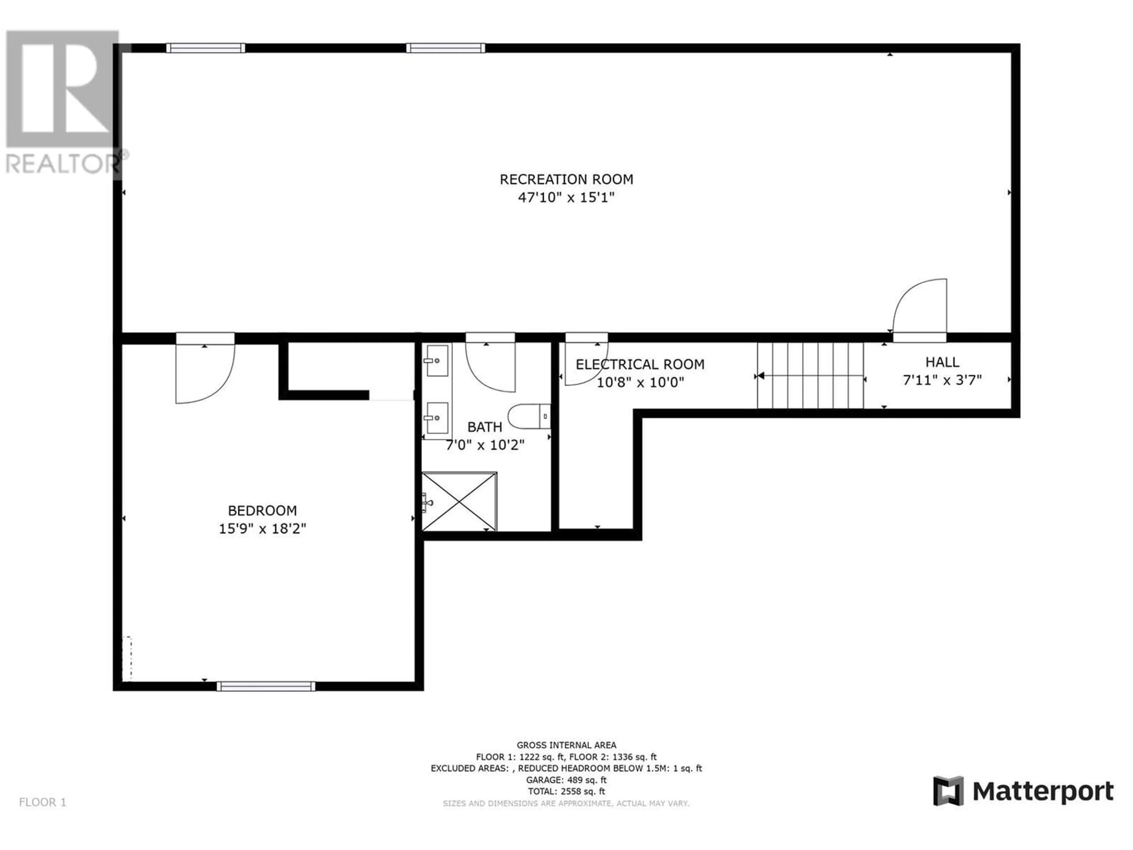 Floor plan for 10328 114 AVENUE, Fort St. John British Columbia V1J0C6