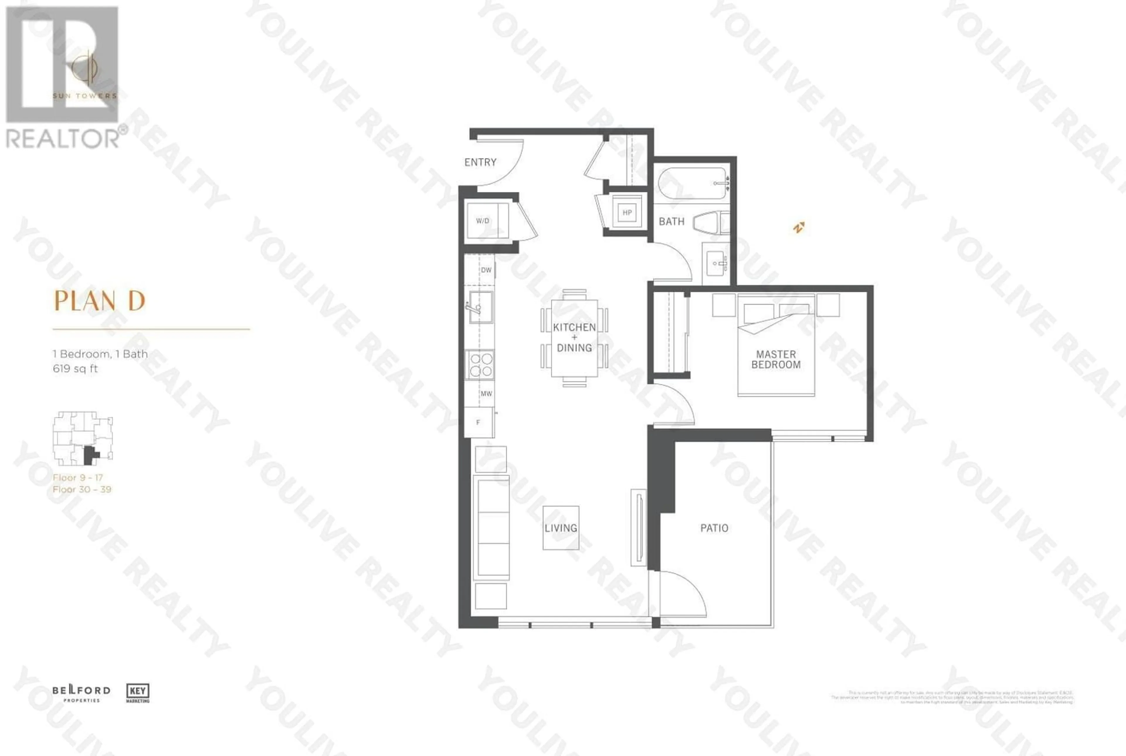 Floor plan for 3204 4458 BERESFORD STREET, Burnaby British Columbia V5H0J1