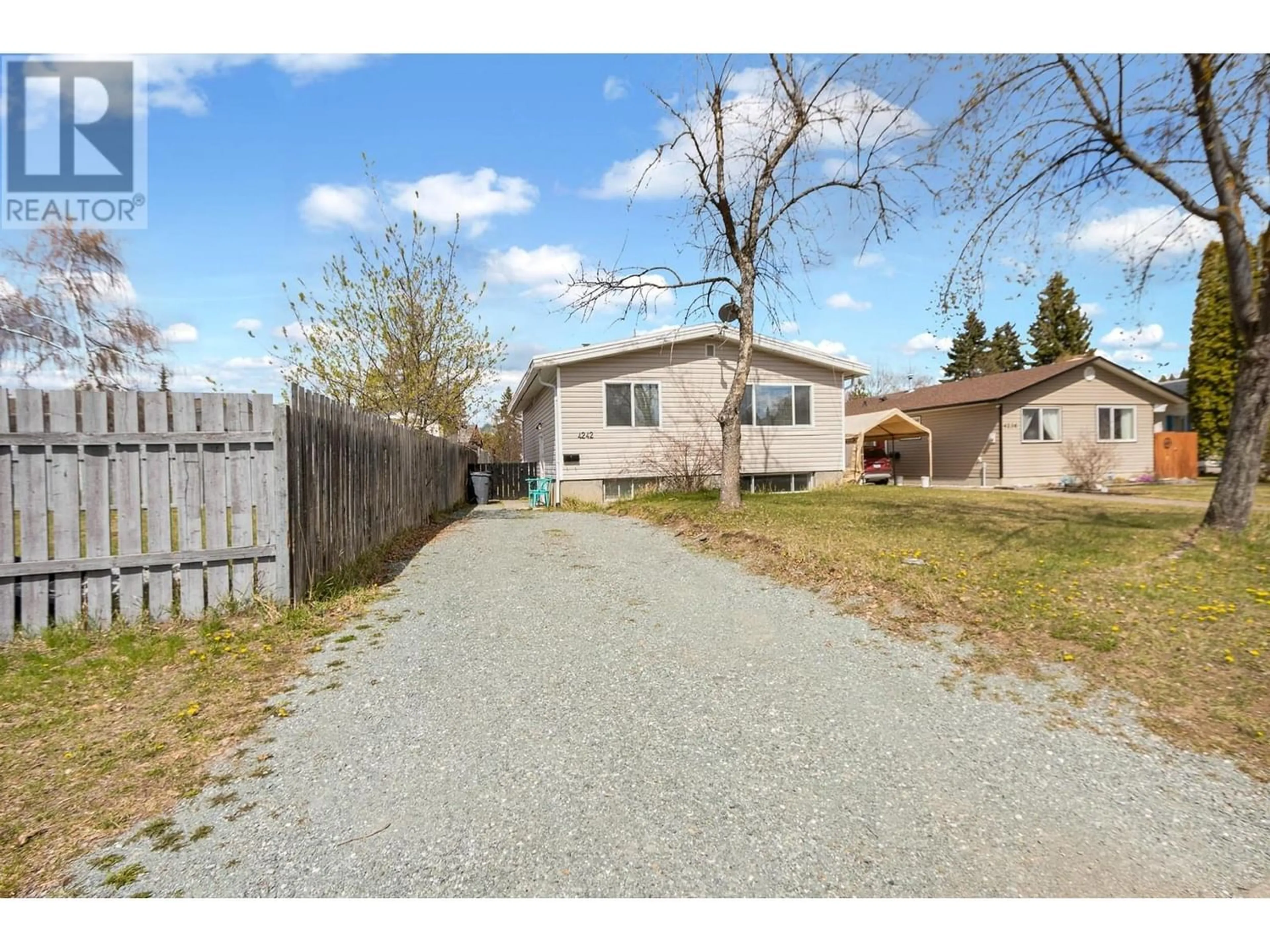 Frontside or backside of a home for 4242 NESS AVENUE, Prince George British Columbia V2M5B2