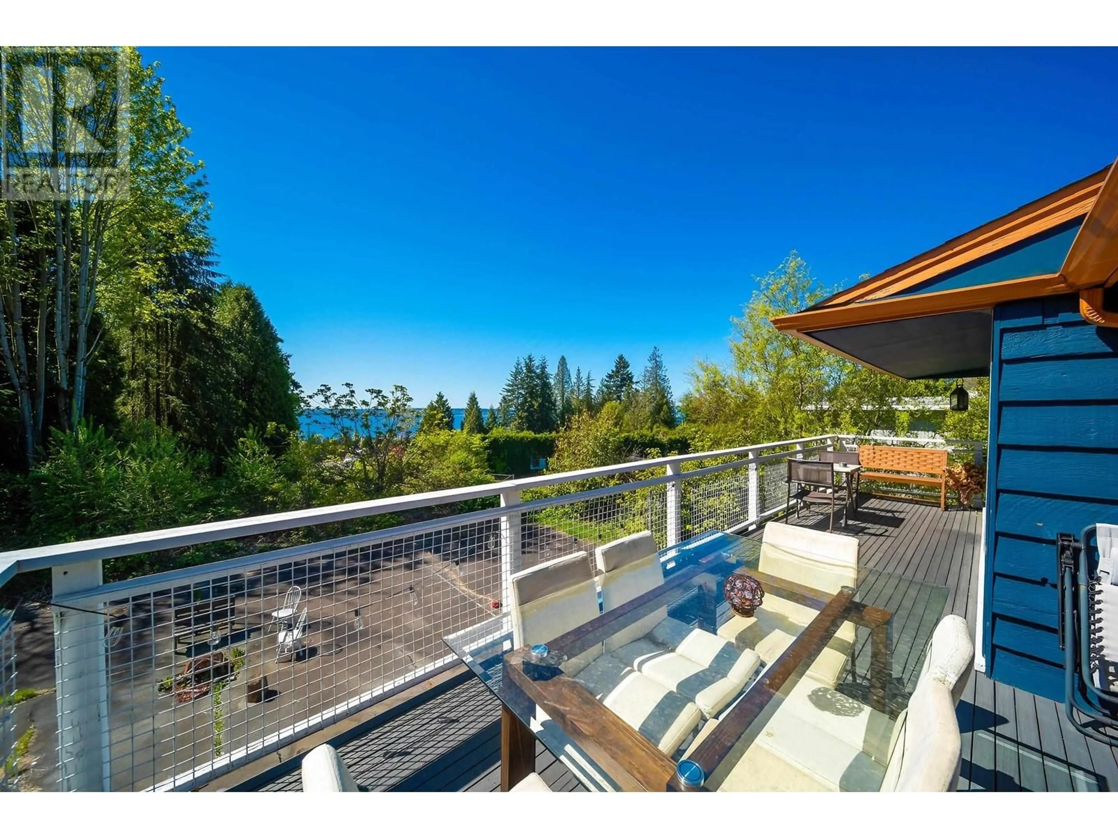 Patio, water/lake/river/ocean view for 1144 OTTABURN ROAD, West Vancouver British Columbia V7S2J8