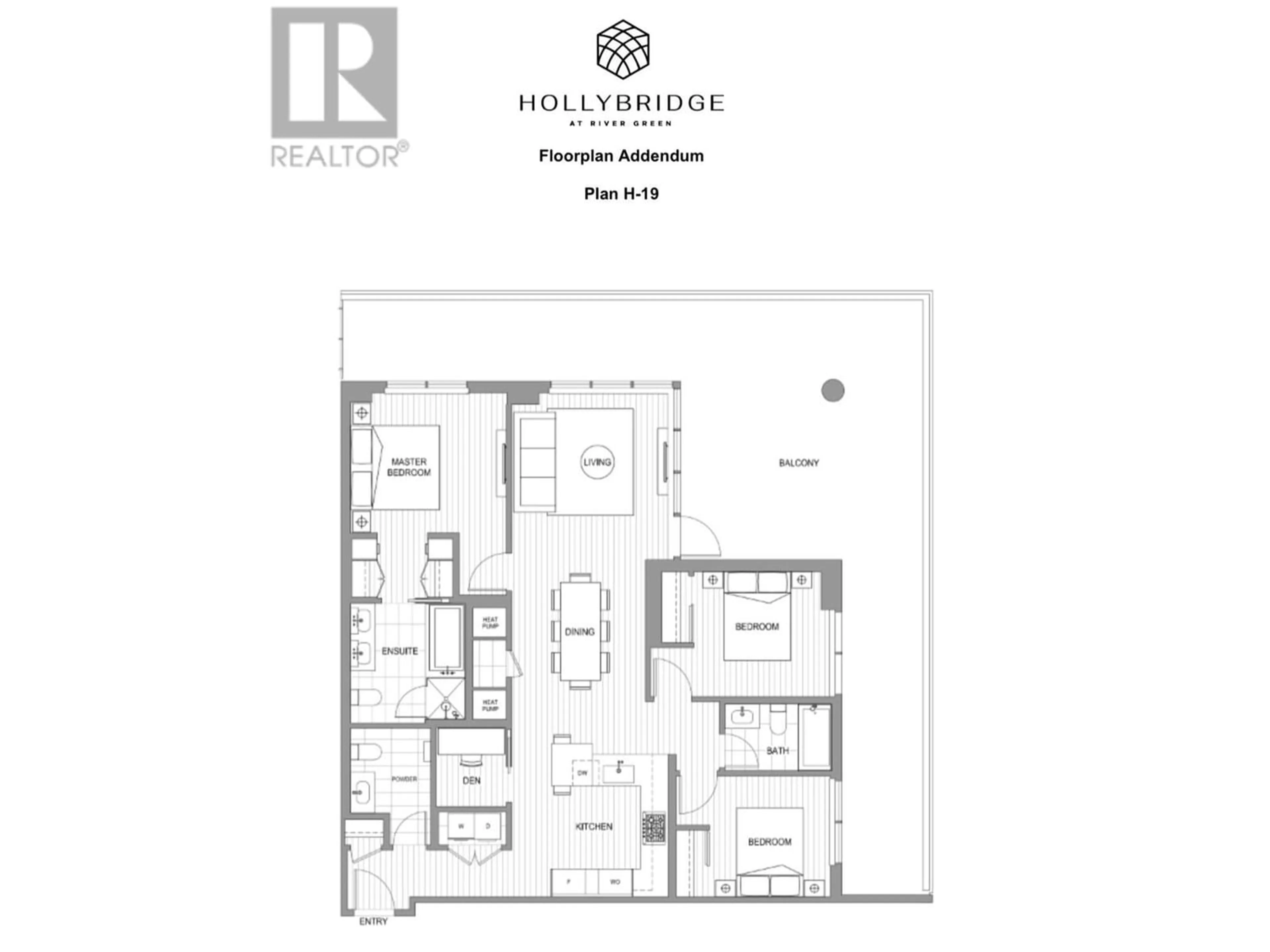 Floor plan for 1005 6833 PEARSON WAY, Richmond British Columbia V7C0E8