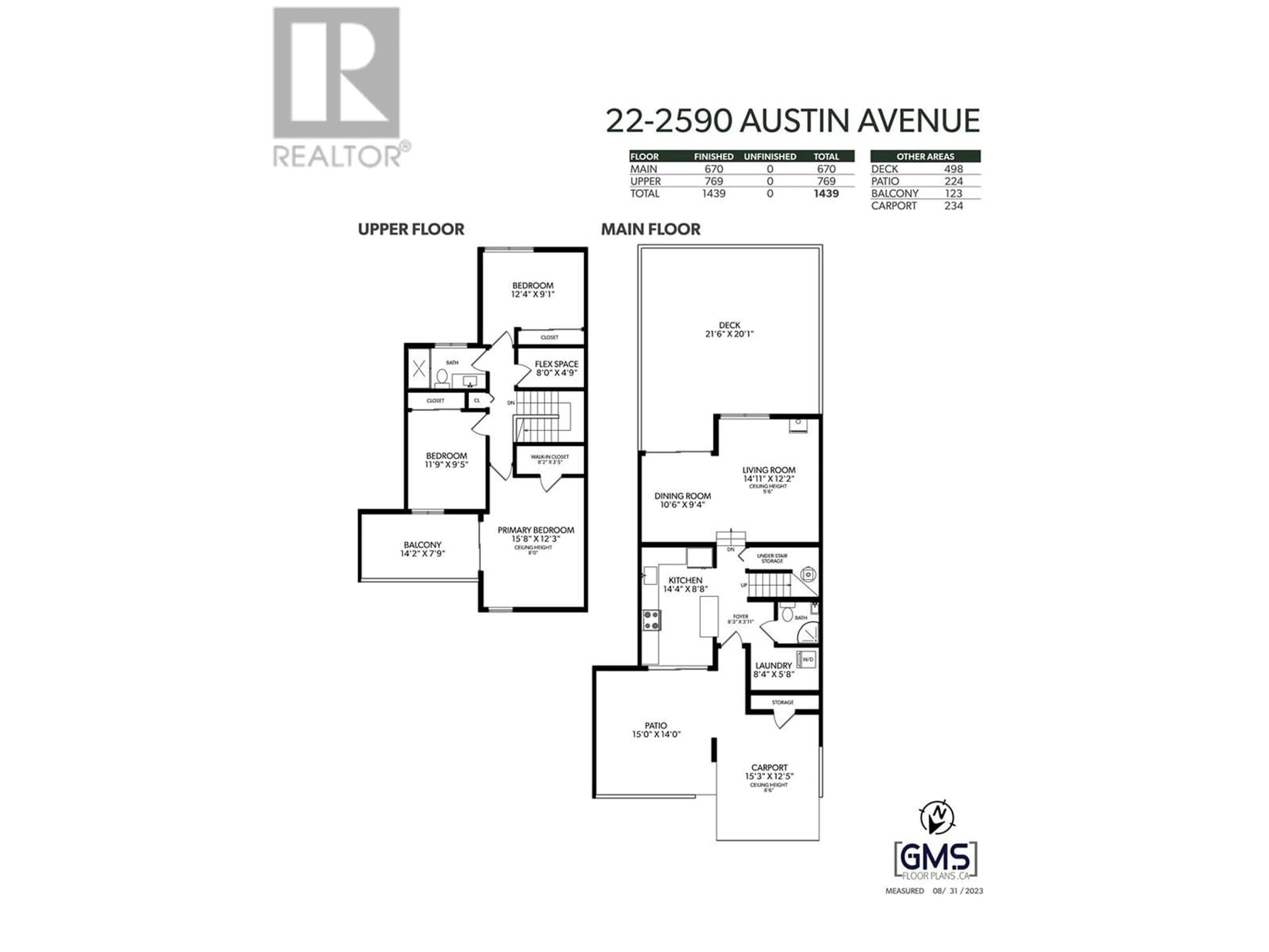 Floor plan for 22 2590 AUSTIN AVENUE, Coquitlam British Columbia V3K5X4