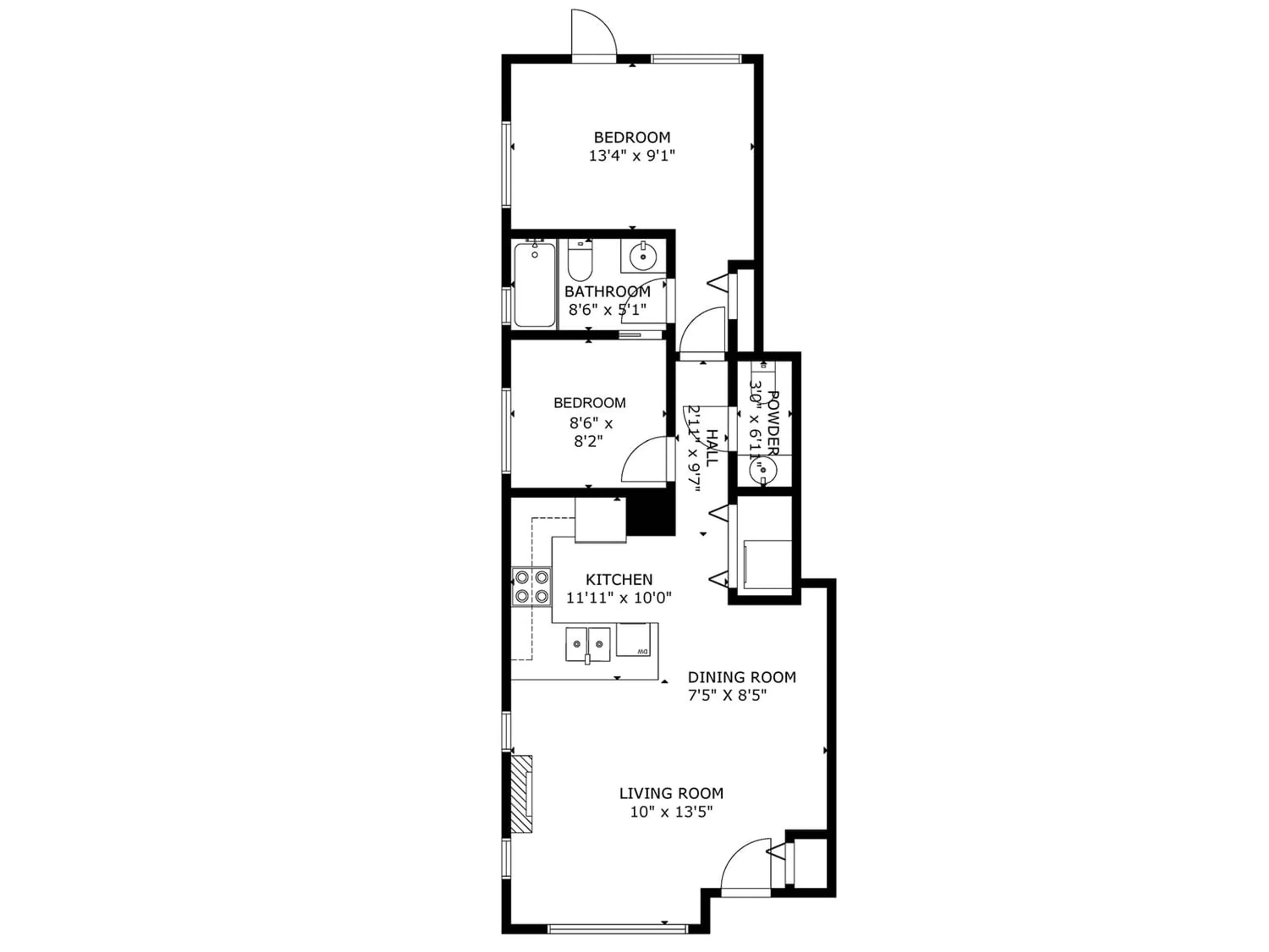 Floor plan for 131 13958 108 AVENUE, Surrey British Columbia V3T0B4