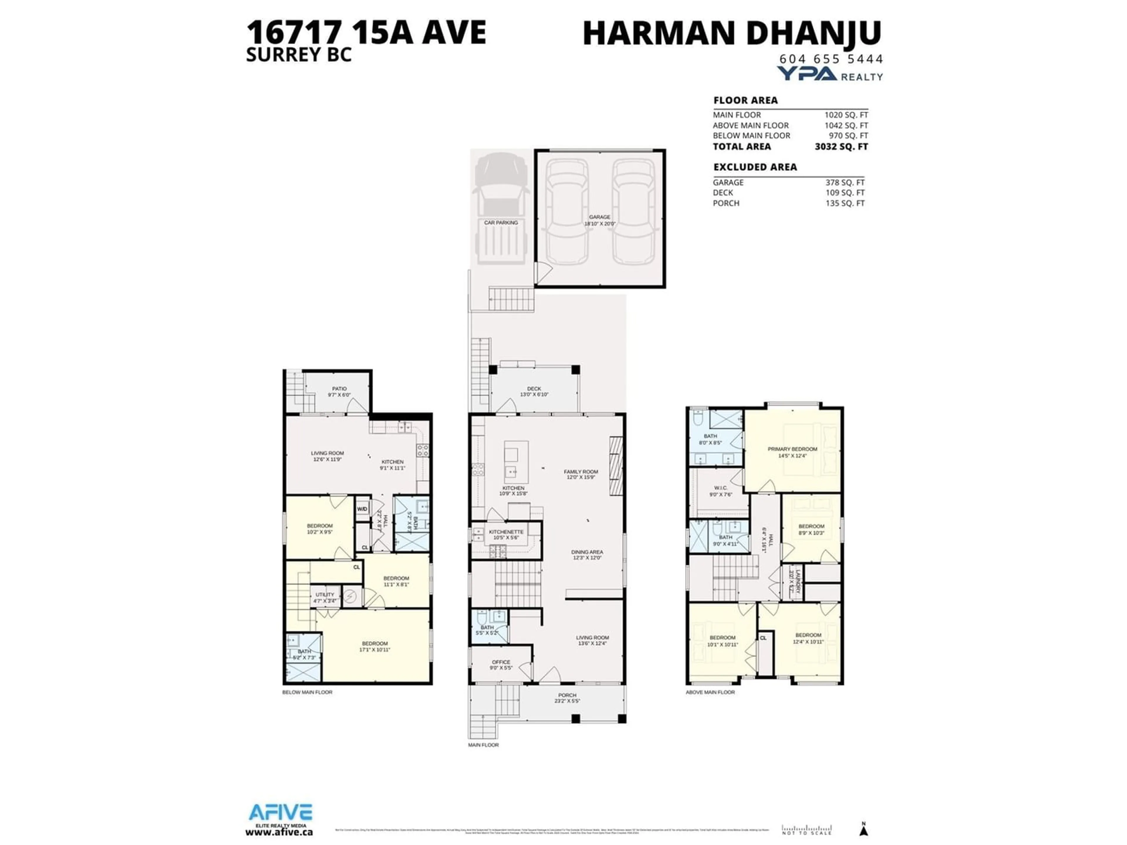 Floor plan for 16717 15A AVENUE, Surrey British Columbia V3S9X7