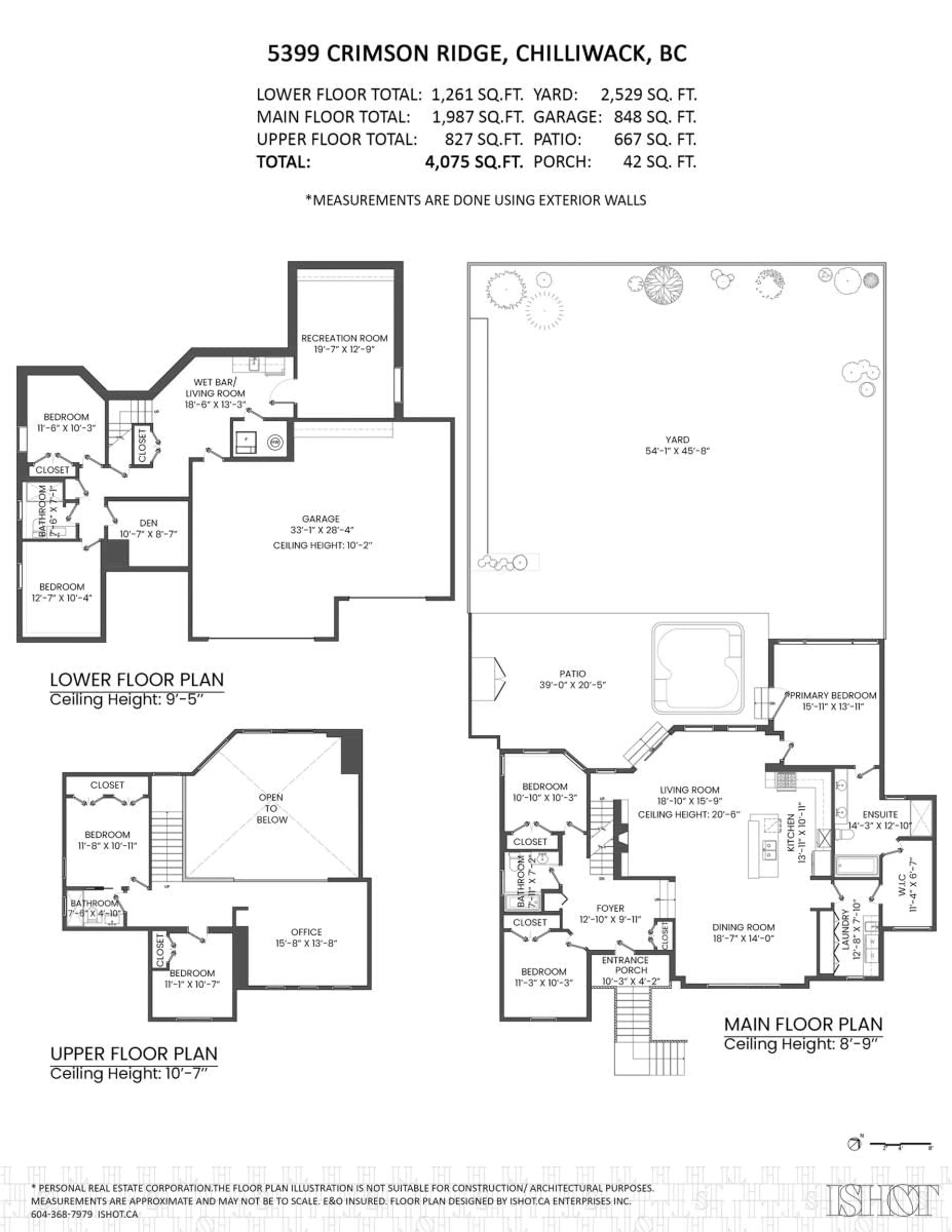 Floor plan for 5399 CRIMSON RIDGE, Chilliwack British Columbia V2R0J5