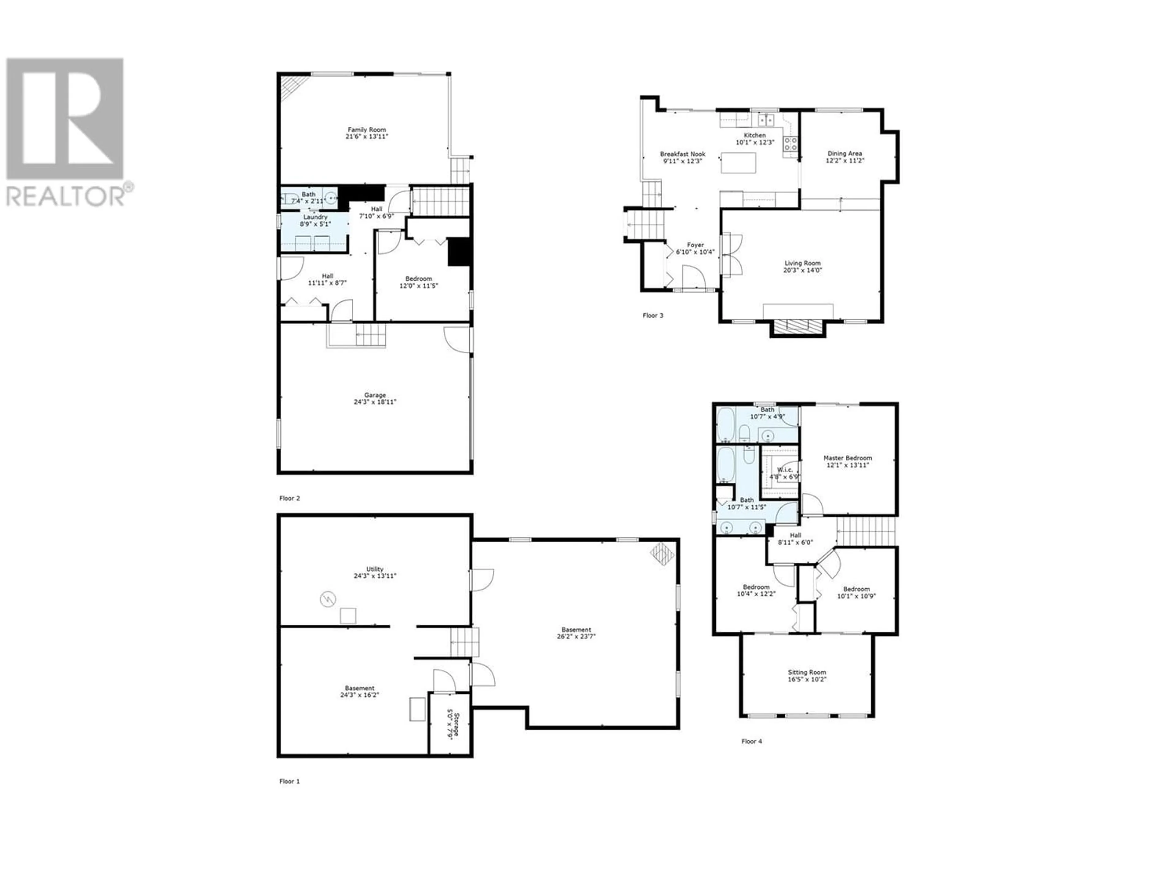 Floor plan for 3880 SUNSHINE CRESCENT, Prince George British Columbia V2N5Y2