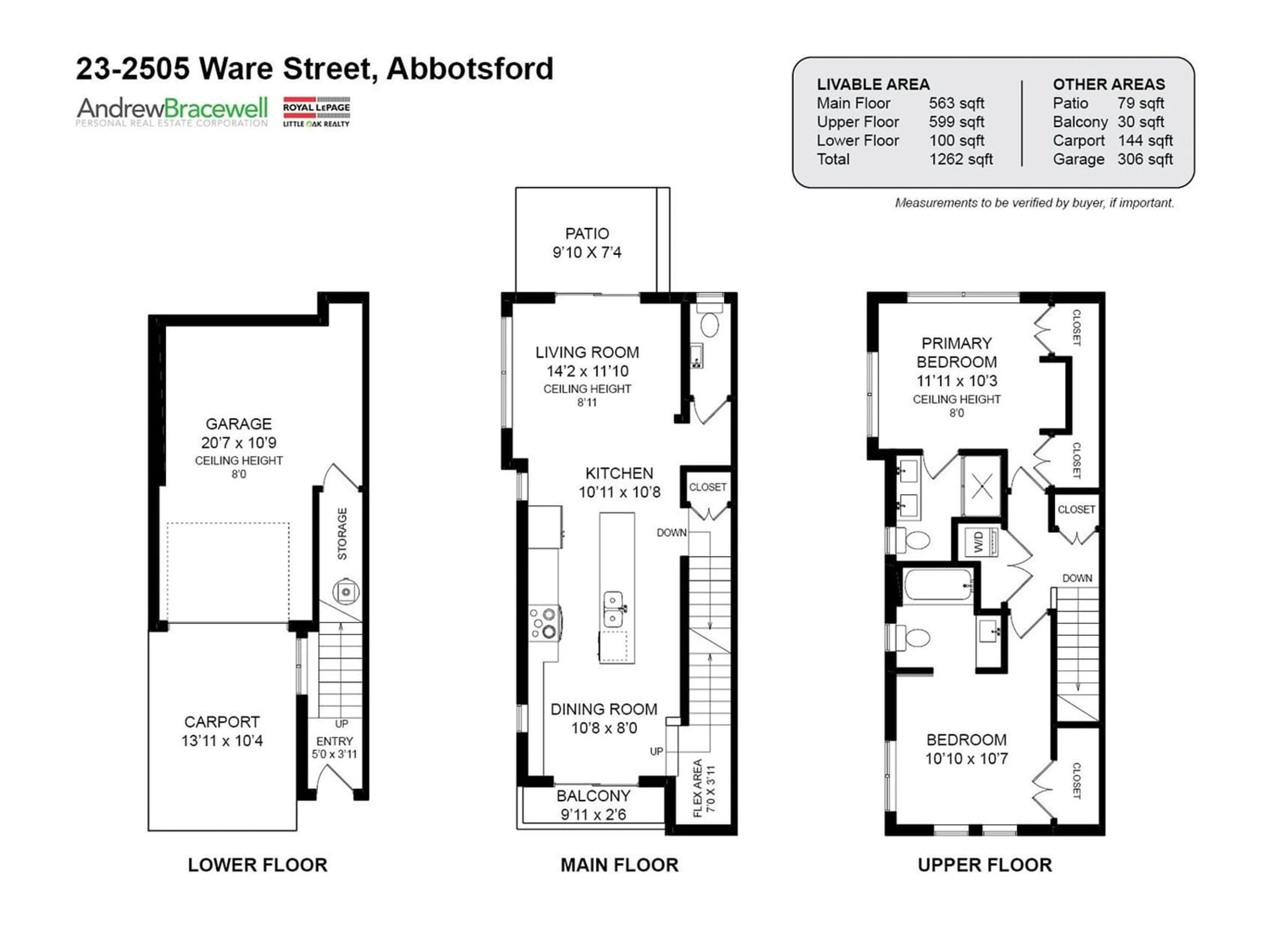 Floor plan for 23 2505 WARE STREET, Abbotsford British Columbia V2S3E2