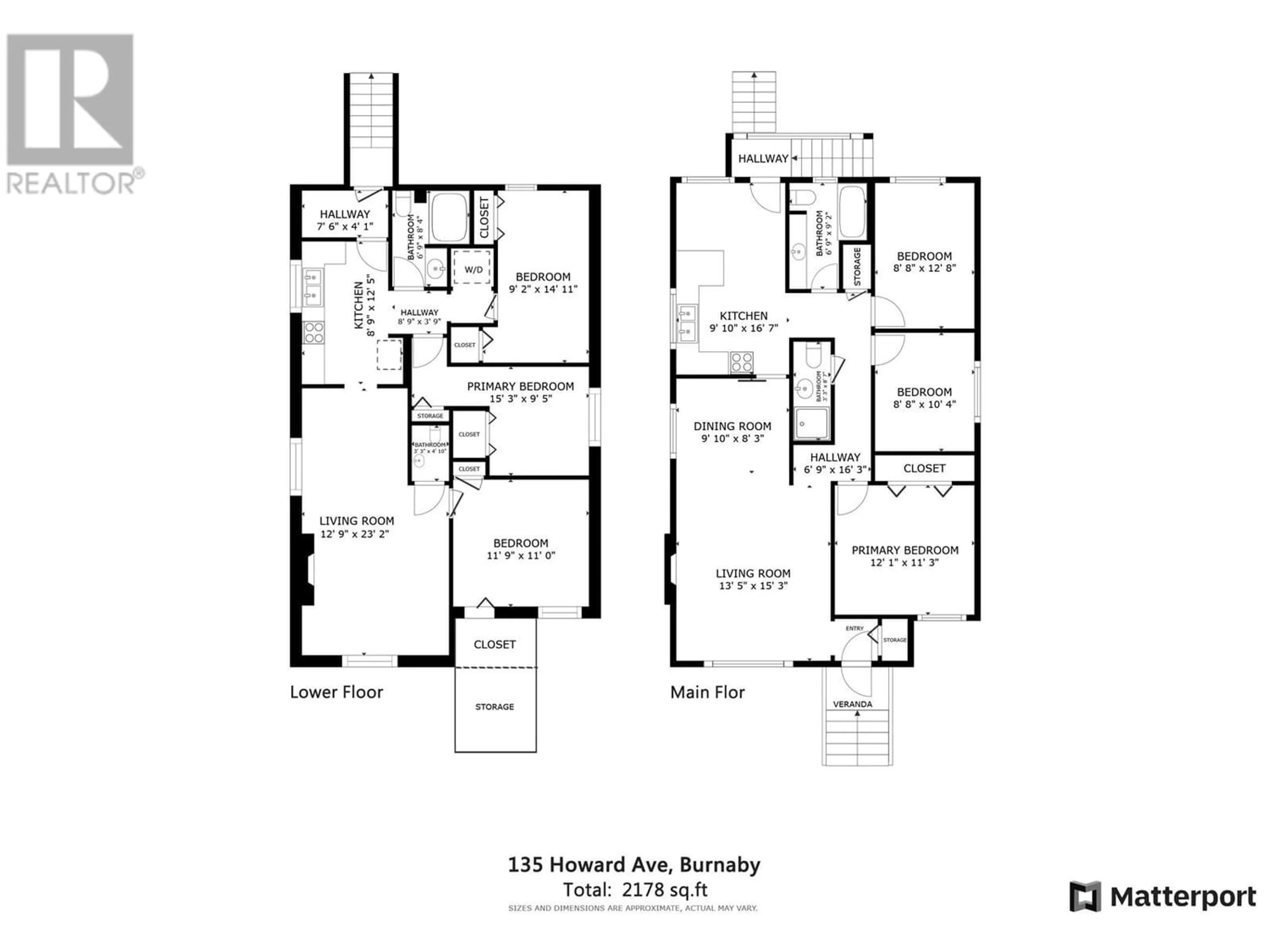 Floor plan for 135 HOWARD AVENUE, Burnaby British Columbia V5B3P3