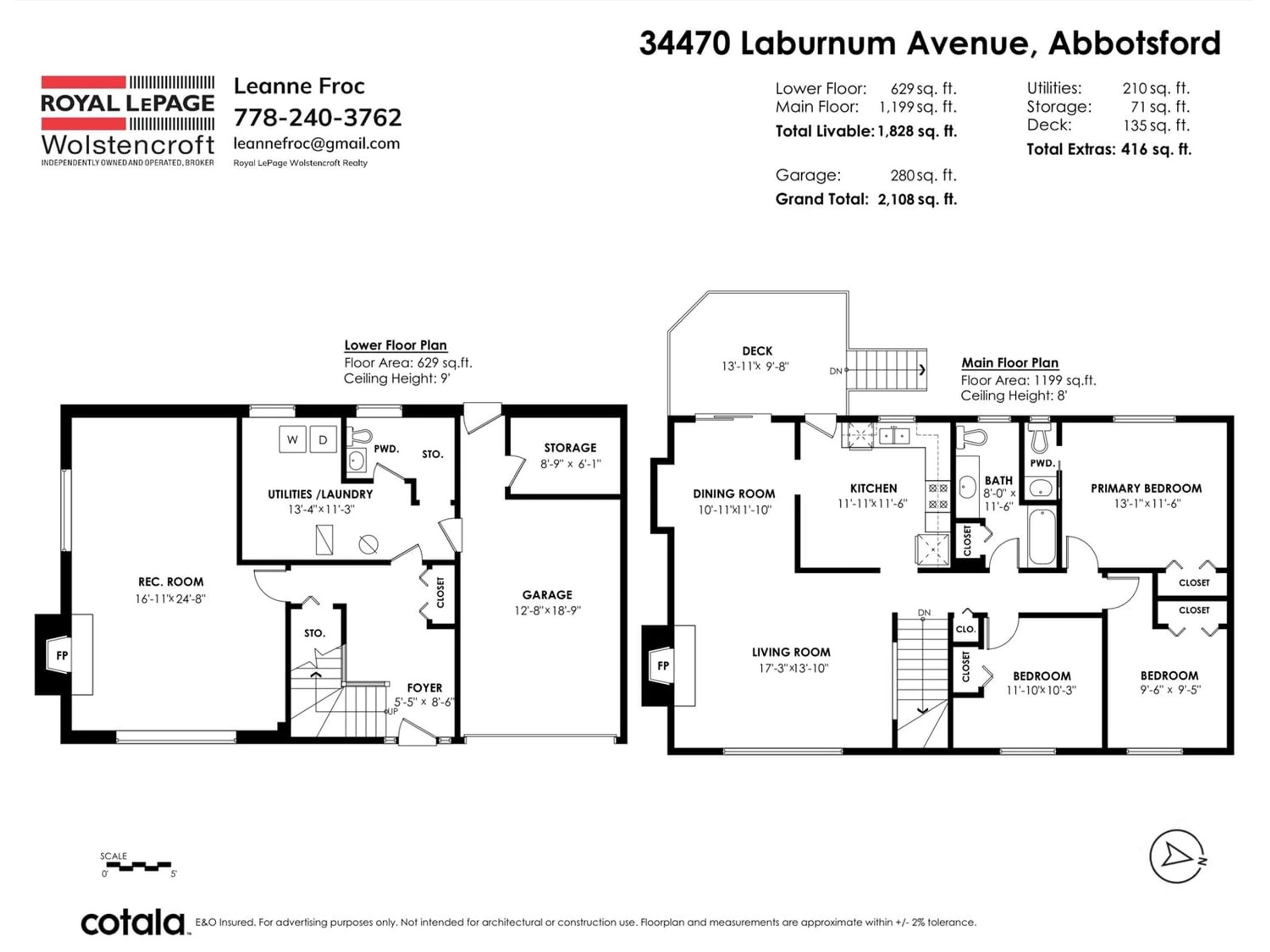 Floor plan for 34470 LABURNUM AVENUE, Abbotsford British Columbia V2S4V2