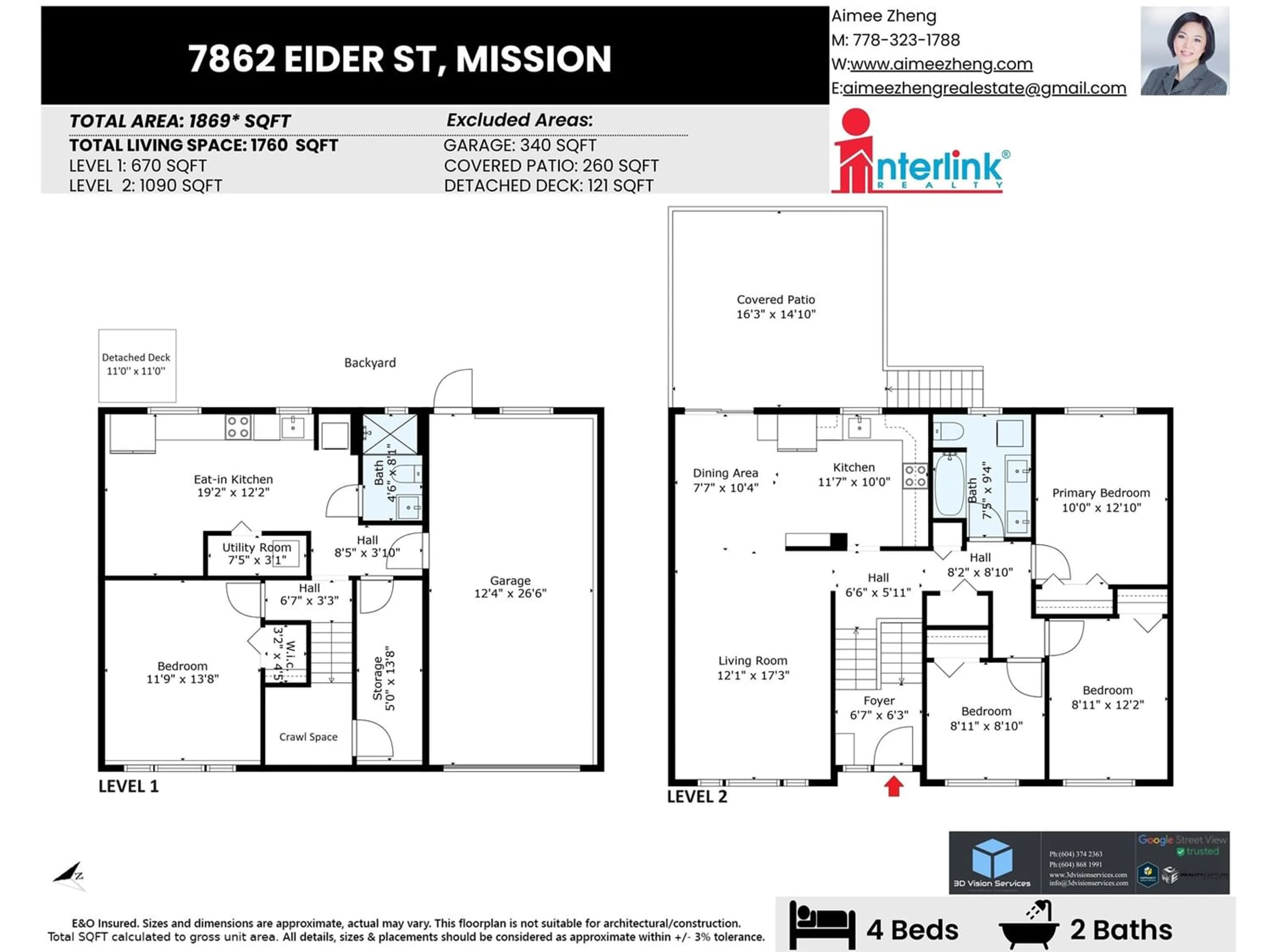Floor plan for 7862 EIDER STREET, Mission British Columbia V2V5N9