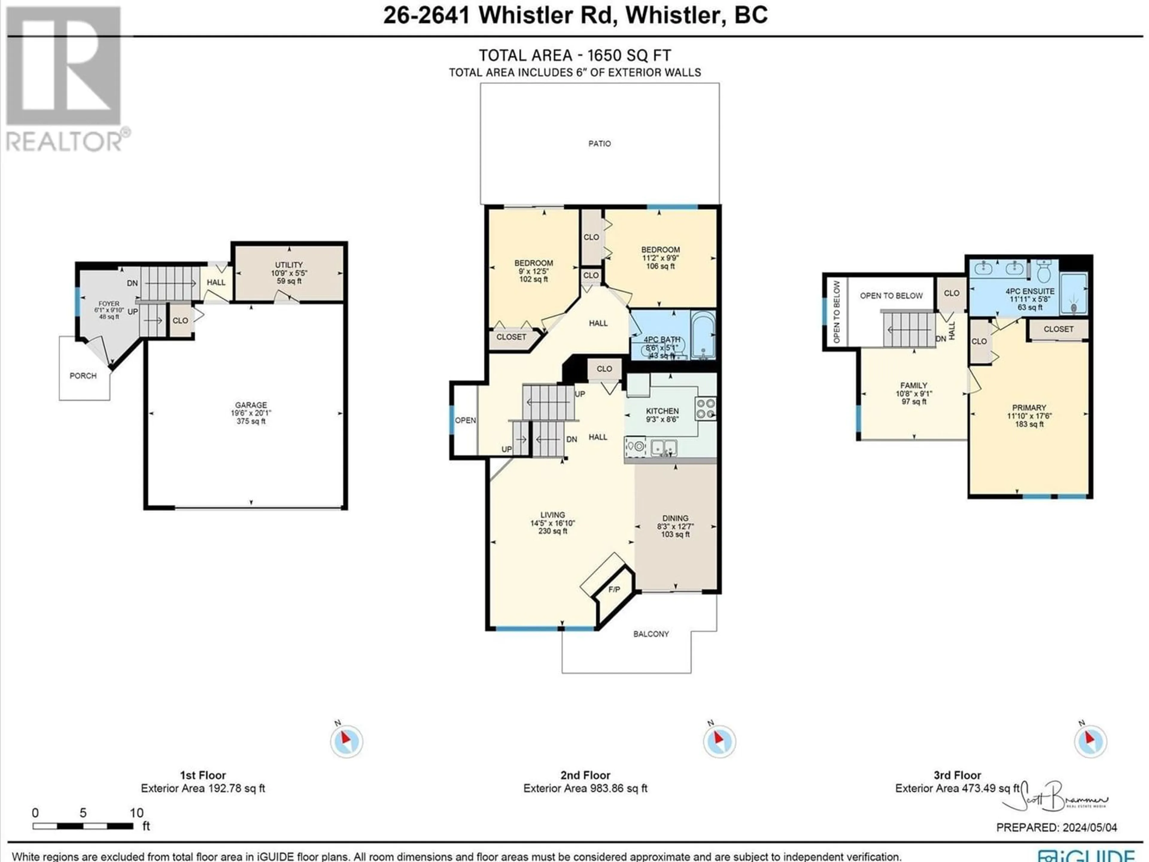 Floor plan for 26 2641 WHISTLER ROAD, Whistler British Columbia V8E0R4