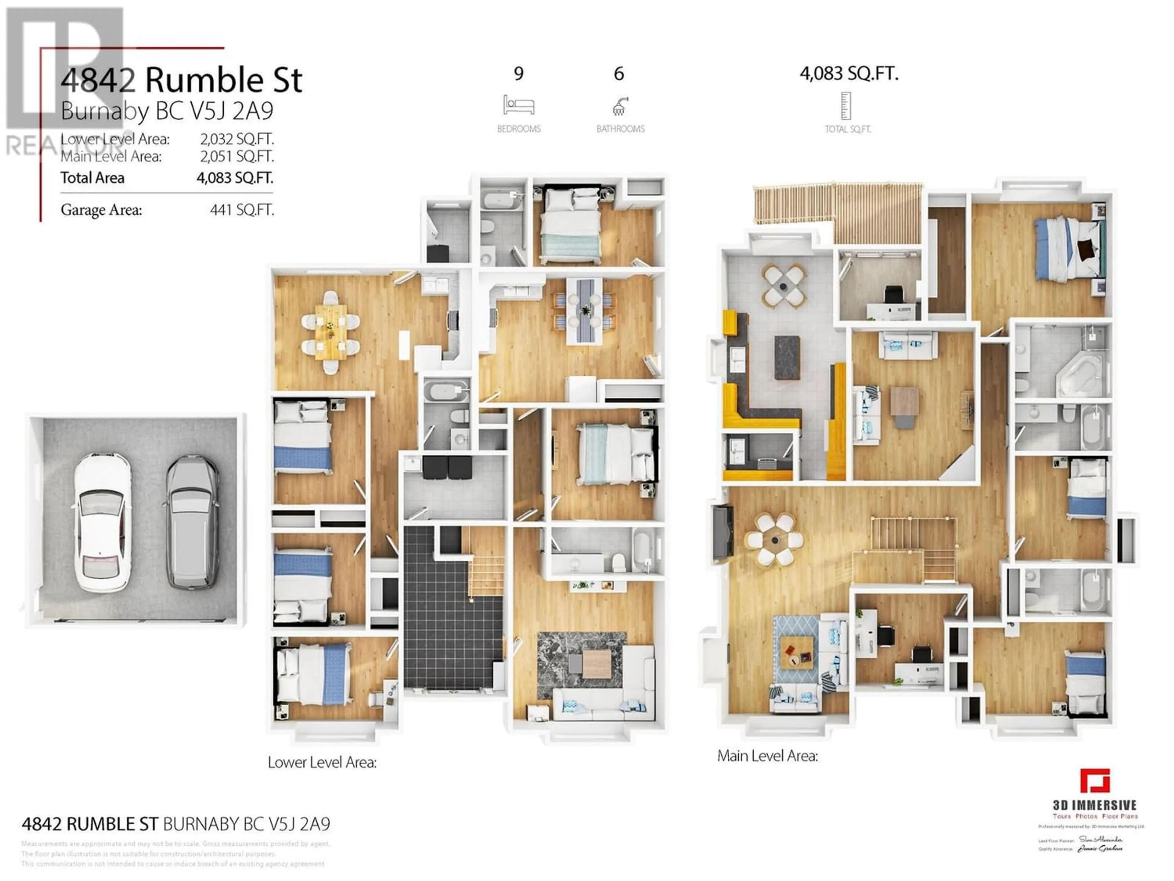 Floor plan for 4842 RUMBLE STREET, Burnaby British Columbia V5J2A9