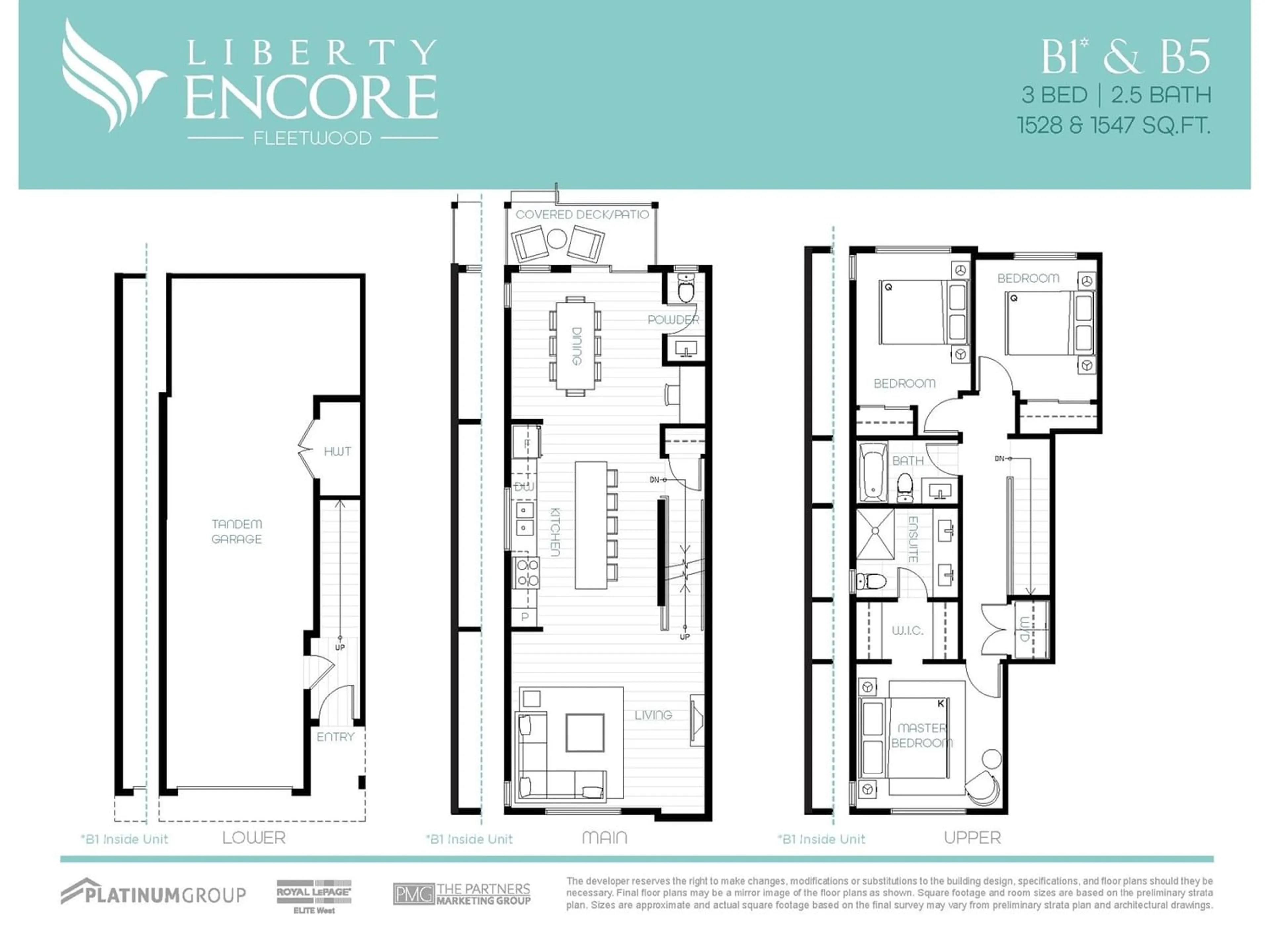 Floor plan for 3 17155 79A AVENUE, Surrey British Columbia V0V0V0