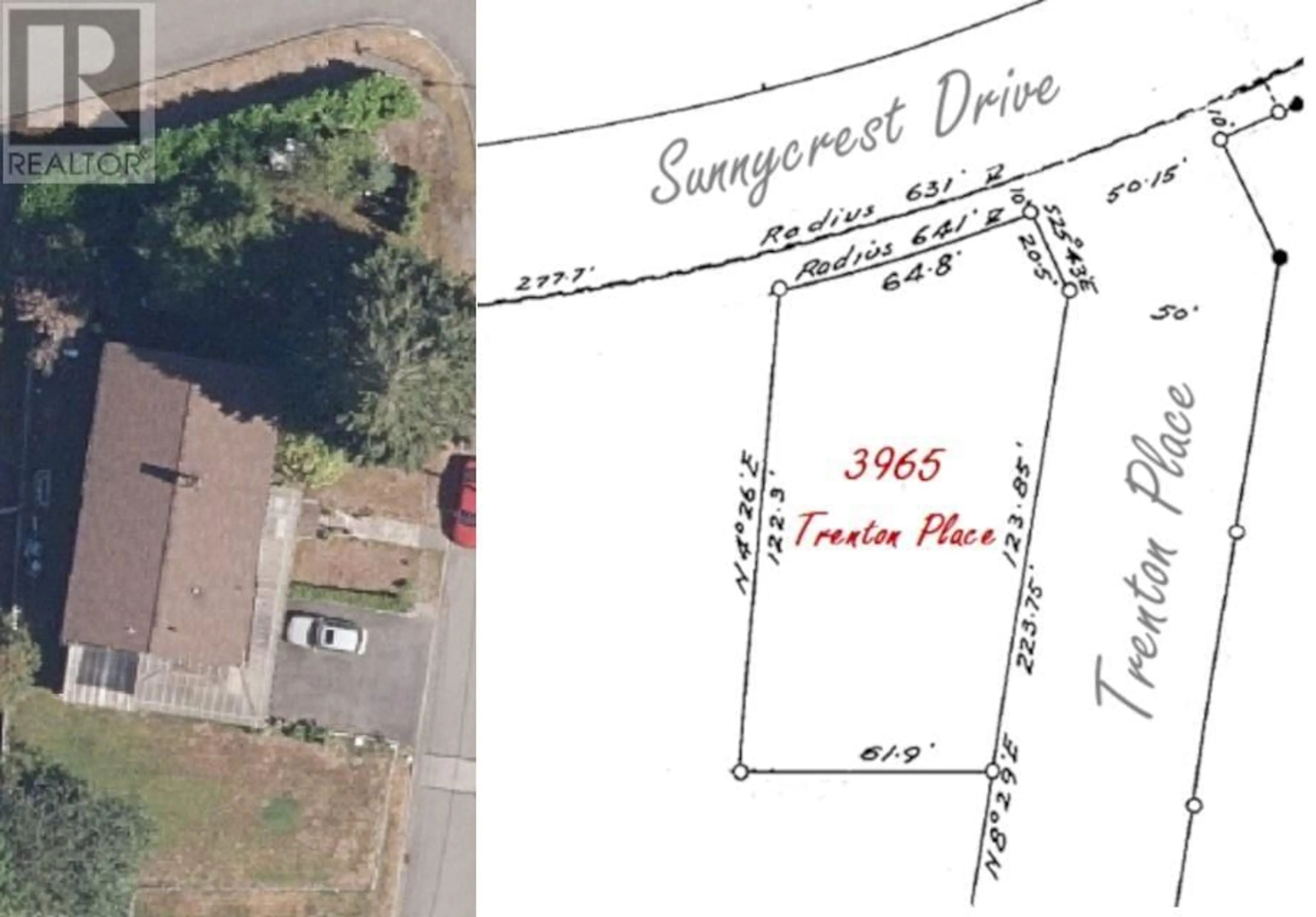 A pic from outside/outdoor area/front of a property/back of a property/a pic from drone, street for 3965 TRENTON PLACE, North Vancouver British Columbia V7R3G6