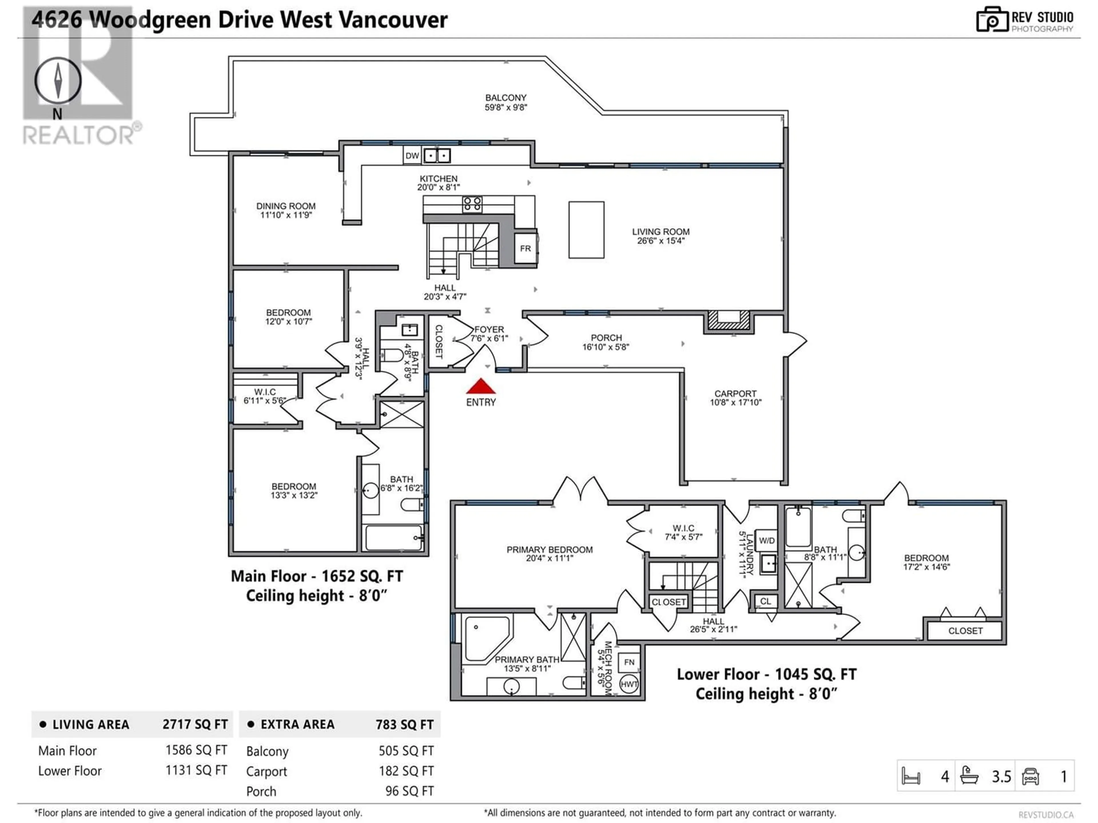 Floor plan for 4626 WOODGREEN DRIVE, West Vancouver British Columbia V7S2V2