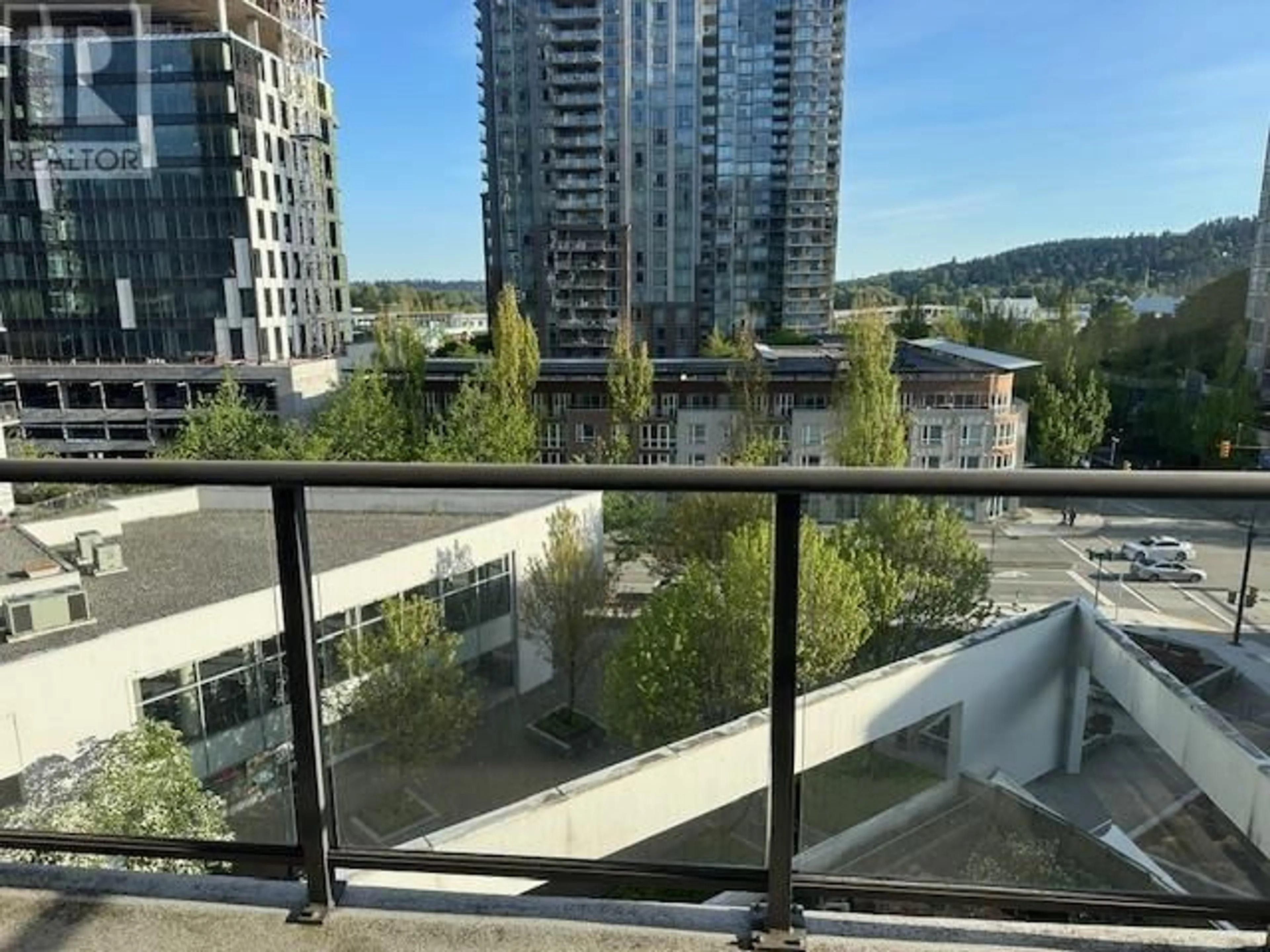 Balcony in the apartment for 803 1185 THE HIGH STREET, Coquitlam British Columbia V3B0A9
